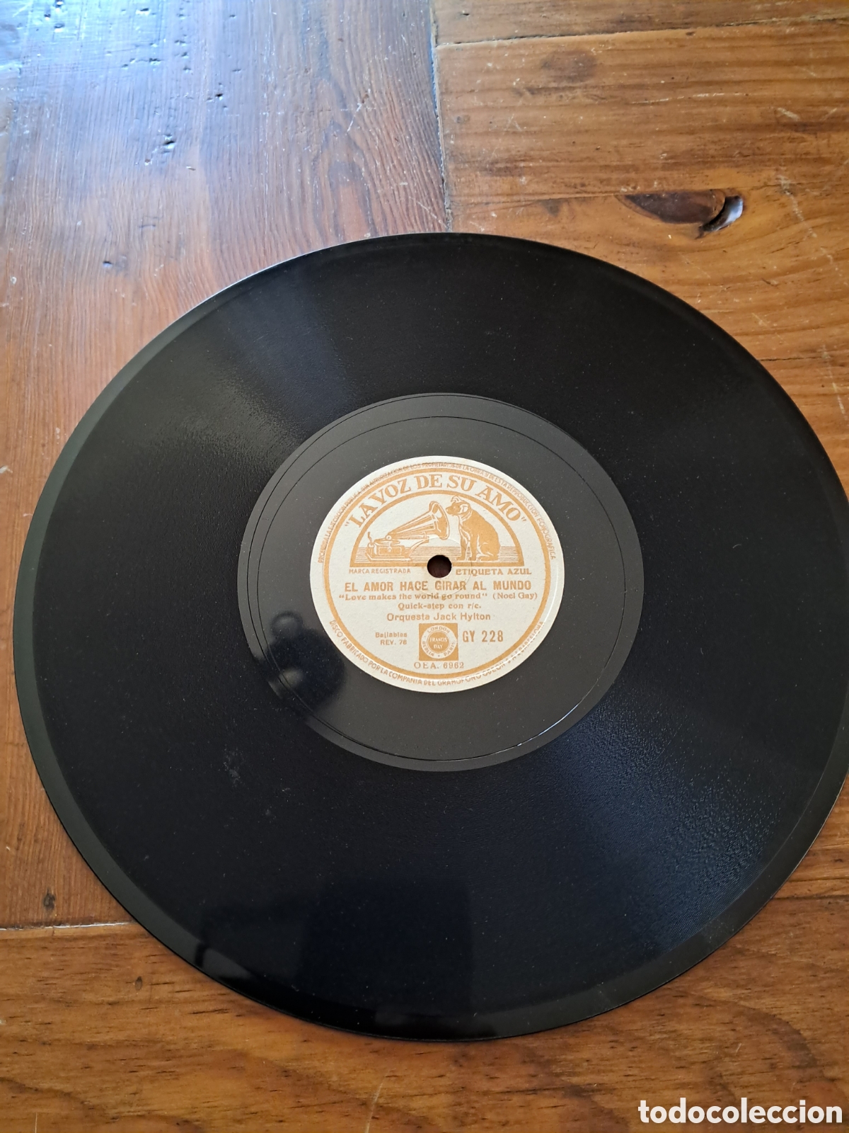 Discos de pizarra: Jack Hylton disco pizarra 78 rpm - Foto 2