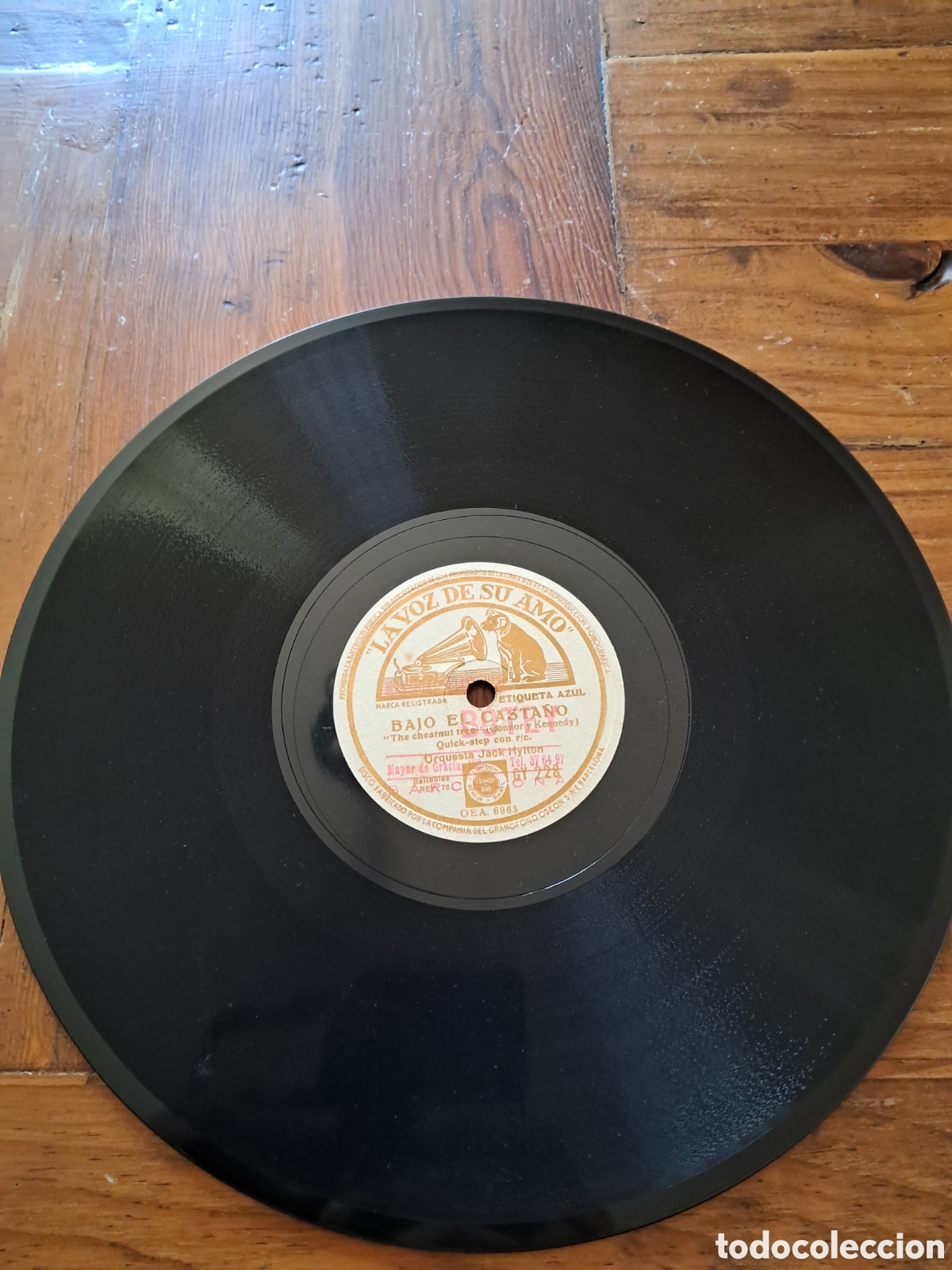 Discos de pizarra: Jack Hylton disco pizarra 78 rpm - Foto 4