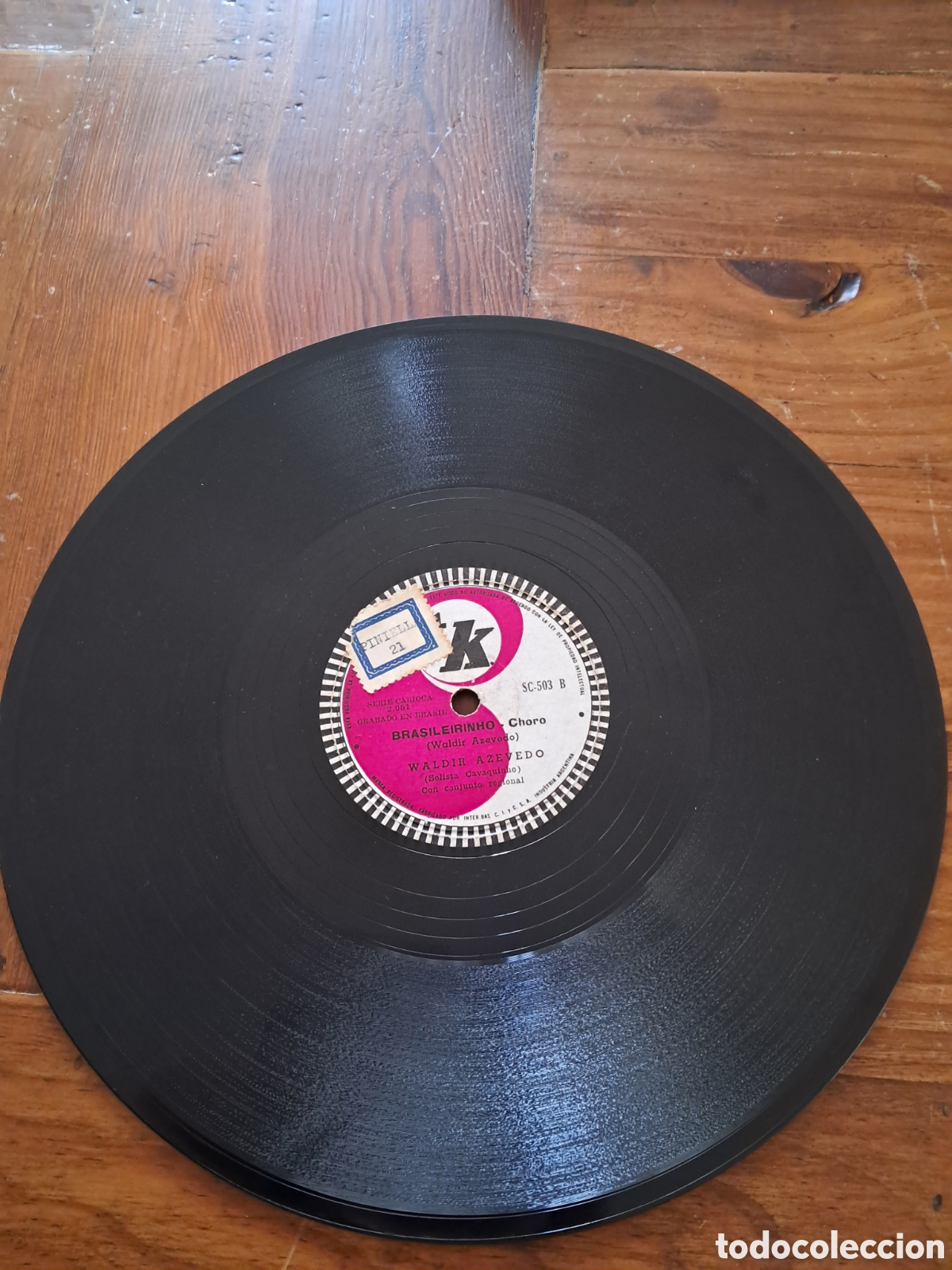 Discos de pizarra: Disco pizarra 78 Waldir Azevedo - Foto 4