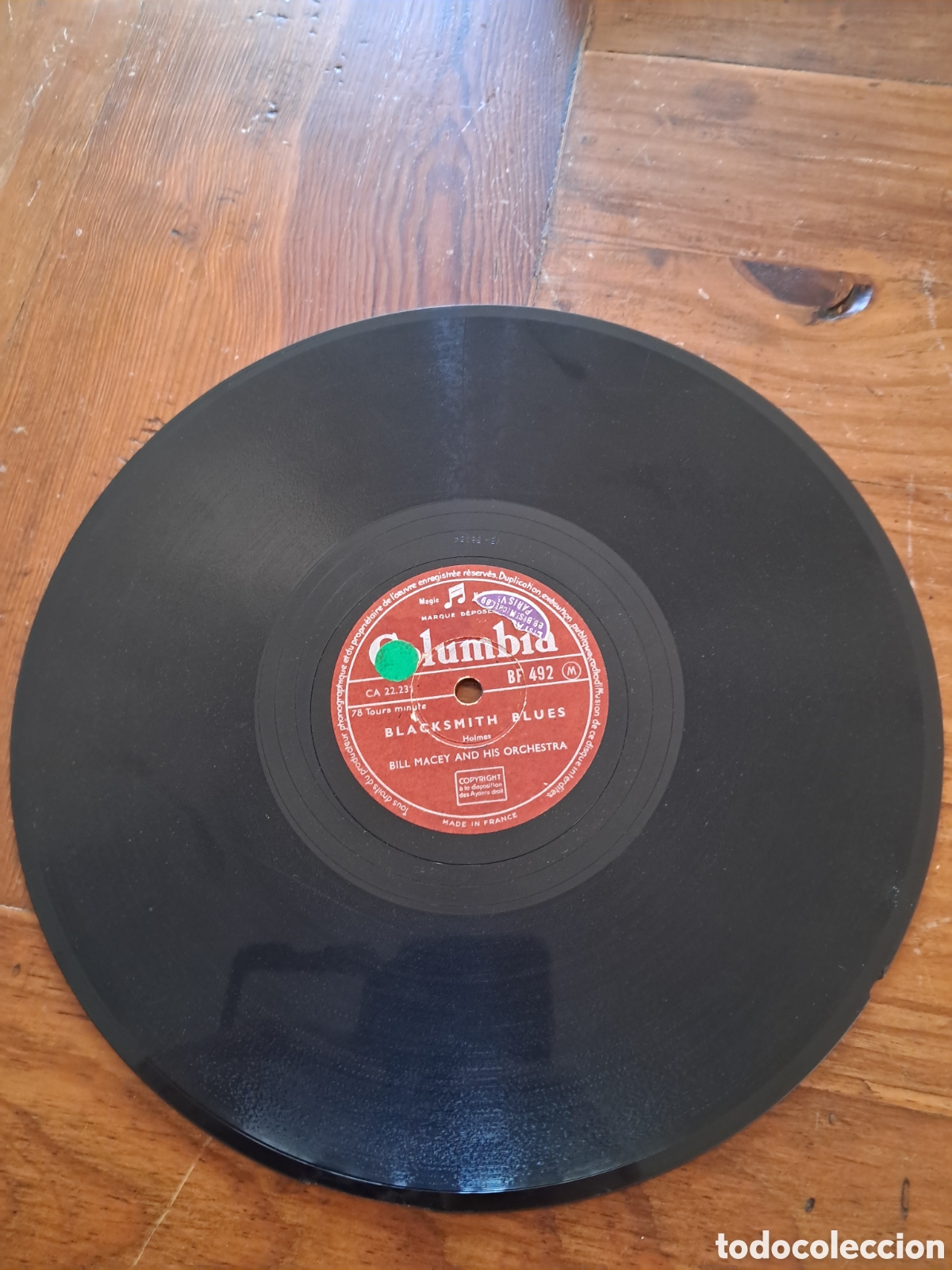 Discos de pizarra: Disco pizarra 78 Bill Macey blues - Foto 4
