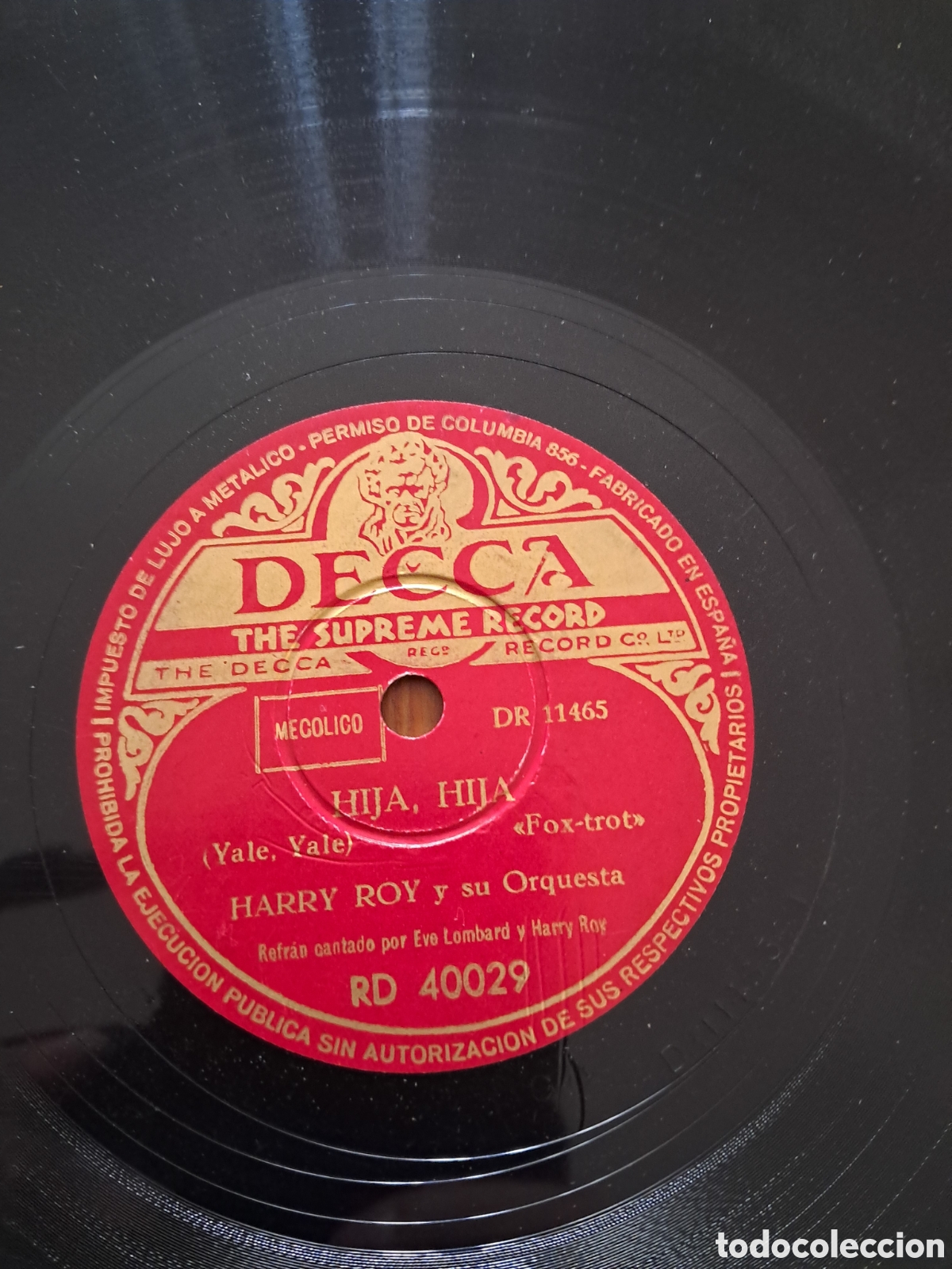 Discos de pizarra: Harry Roy - Foto 3