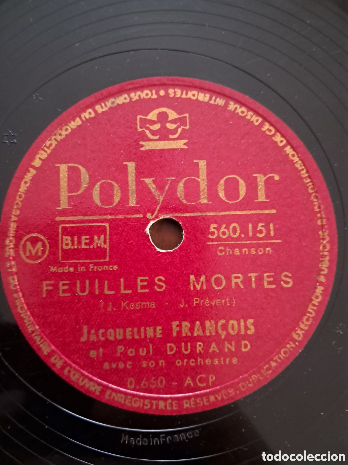 Discos de pizarra: Jacqueline Fran&ccedil;ois - Foto 1