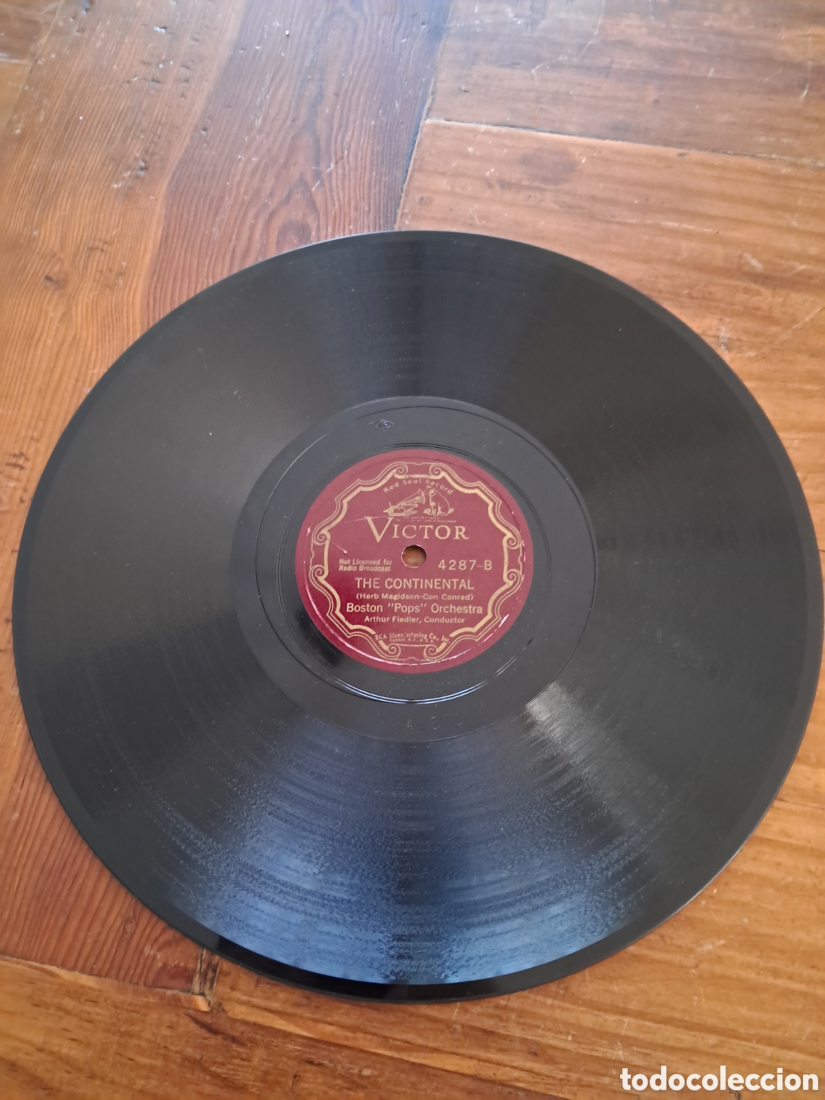 Discos de pizarra: Boston Pops Orchestra &rdquo;the Continental&rdquo; - Foto 4