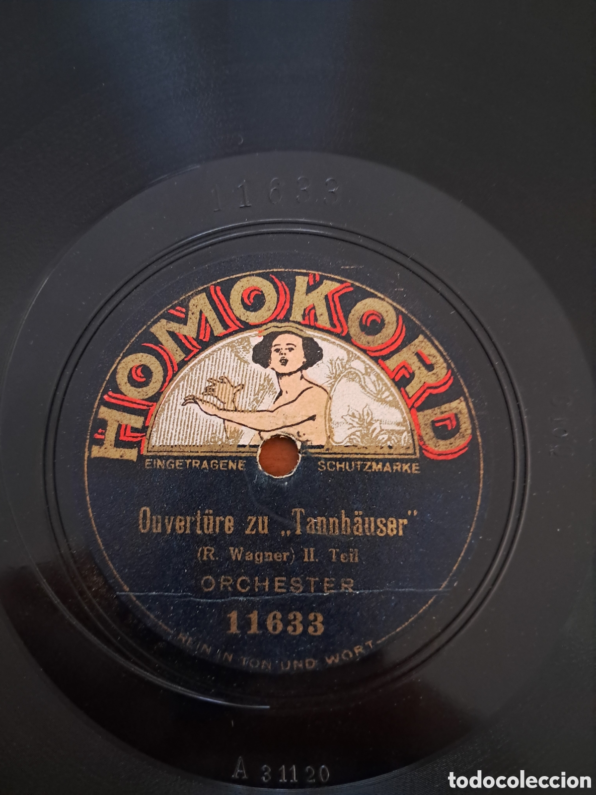Discos de pizarra: Disco pizarra homokord - Foto 1