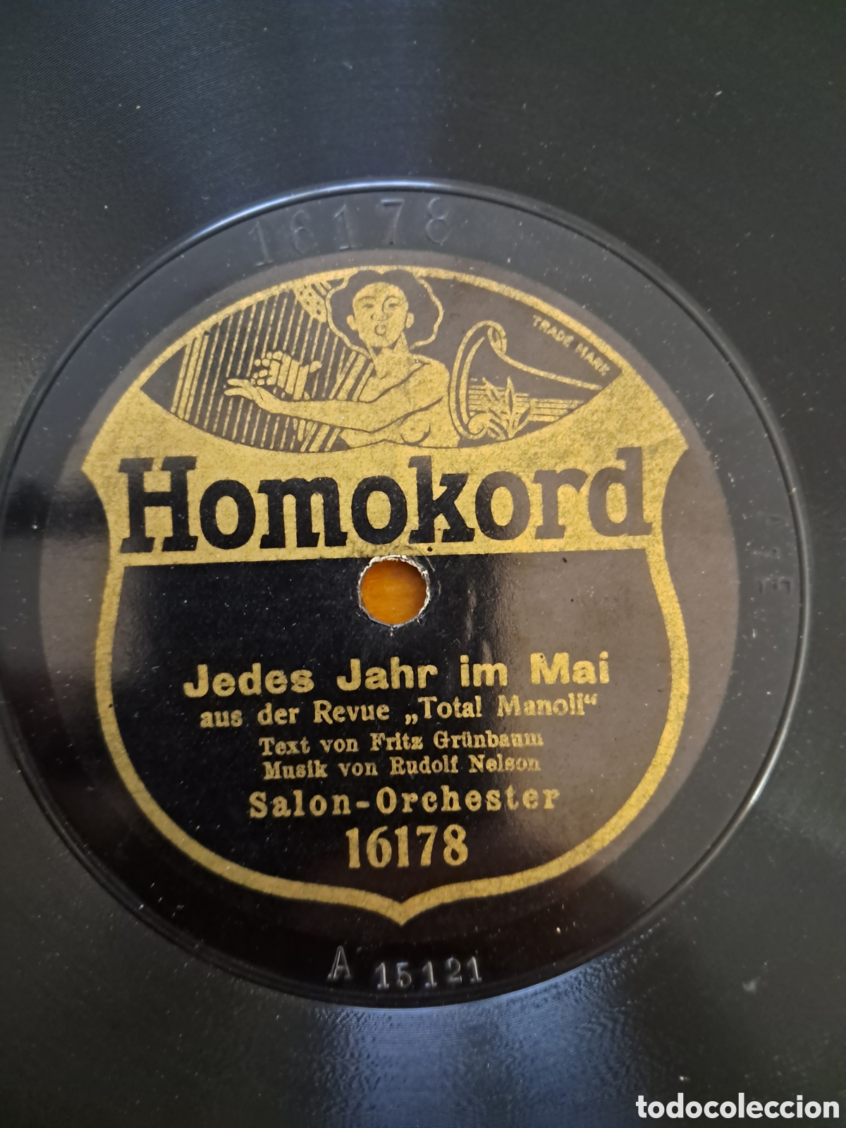 Discos de pizarra: Disco pizarra homokord - Foto 1