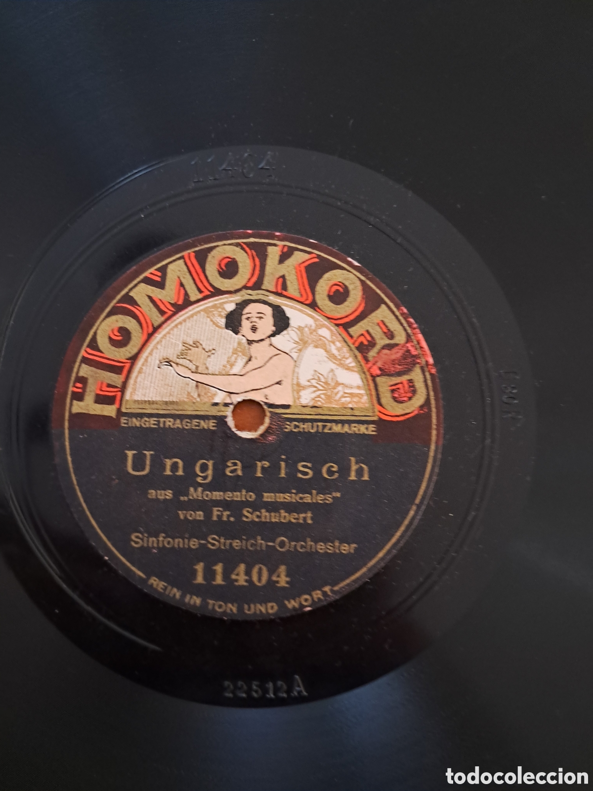 Discos de pizarra: Disco pizarra homokord - Foto 1