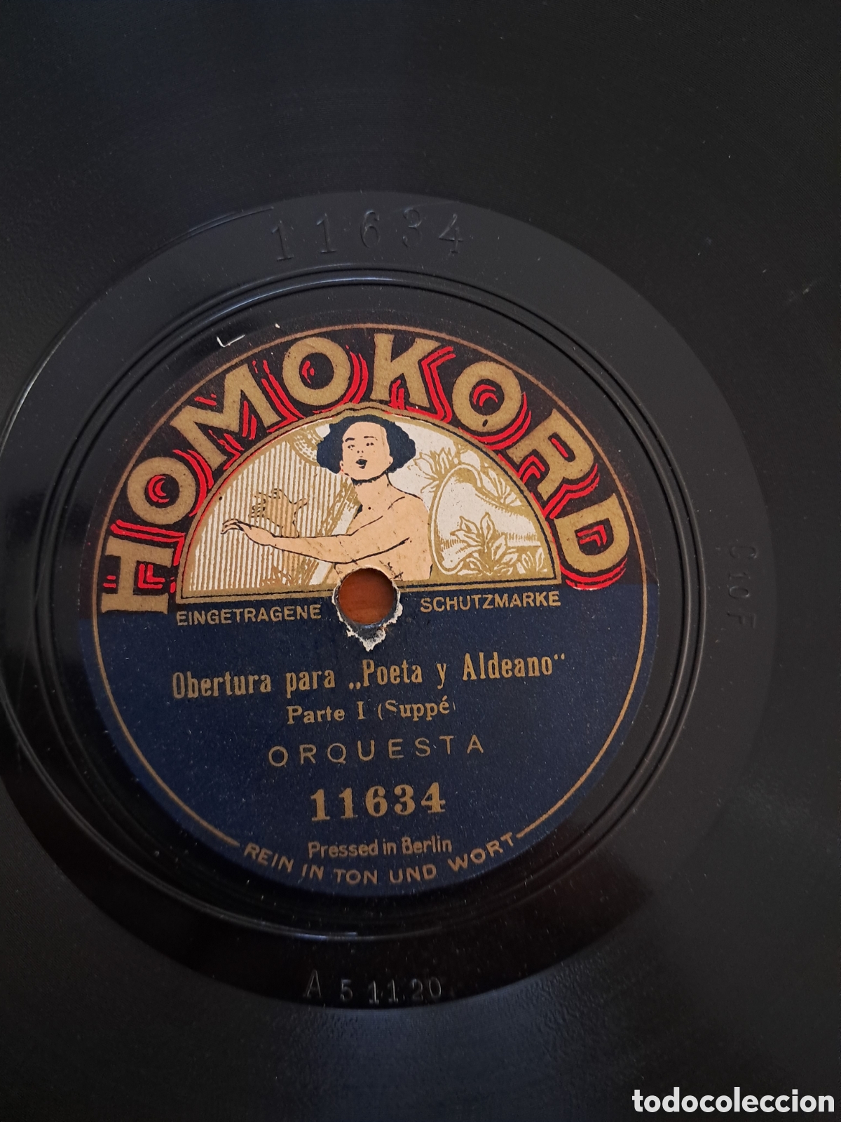 Discos de pizarra: Disco pizarra homokord - Foto 1