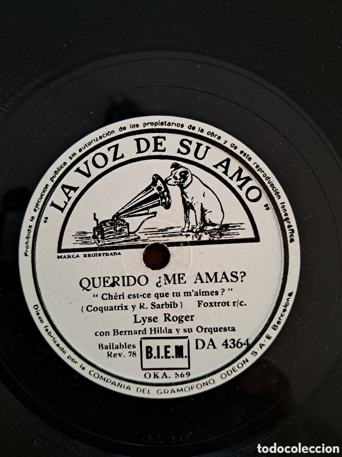 Discos de pizarra: Lyse Roger/Bernard Hilda - Foto 1