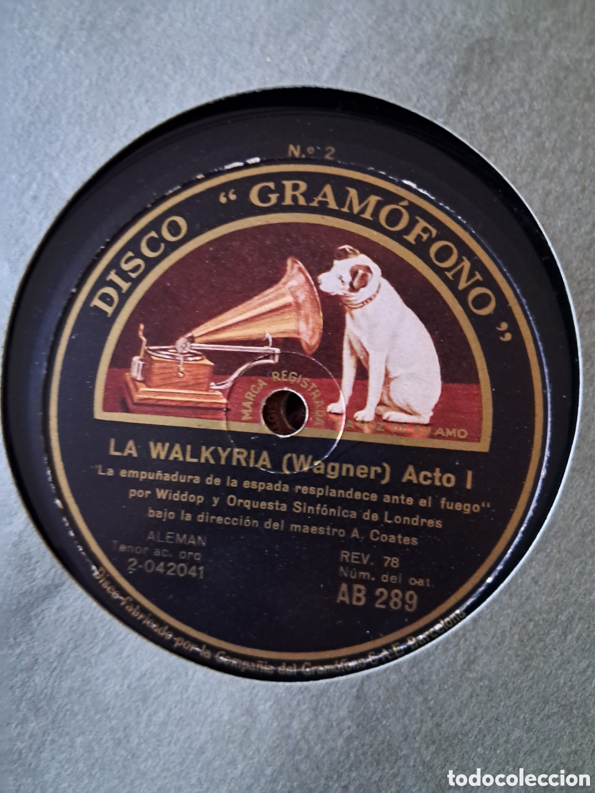 Discos de pizarra: La Walkyria Wagner.Estuche 14 discos. - Foto 3