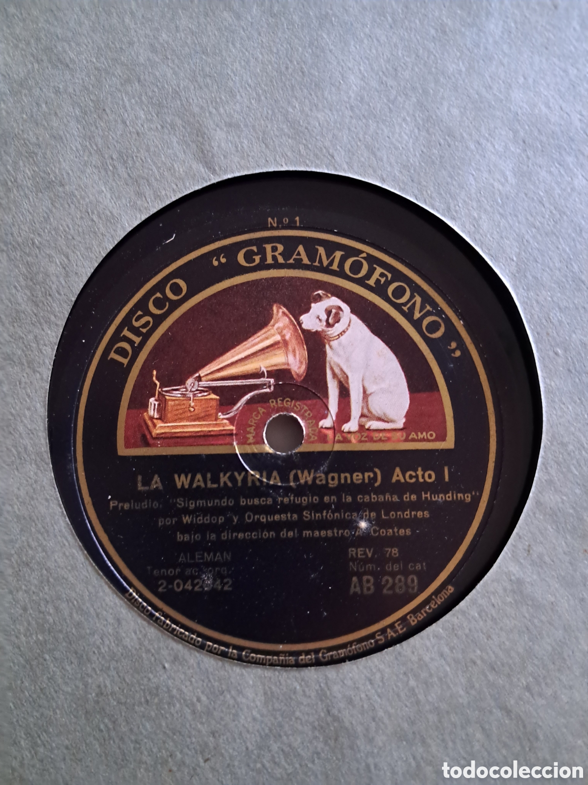 Discos de pizarra: La Walkyria Wagner.Estuche 14 discos. - Foto 4