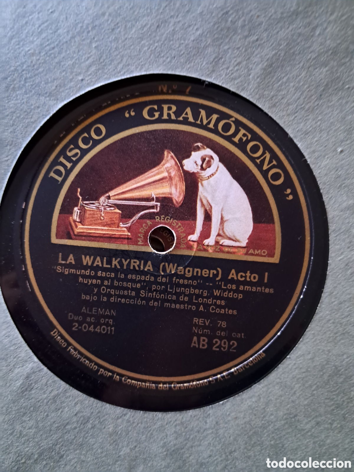 Discos de pizarra: La Walkyria Wagner.Estuche 14 discos. - Foto 9