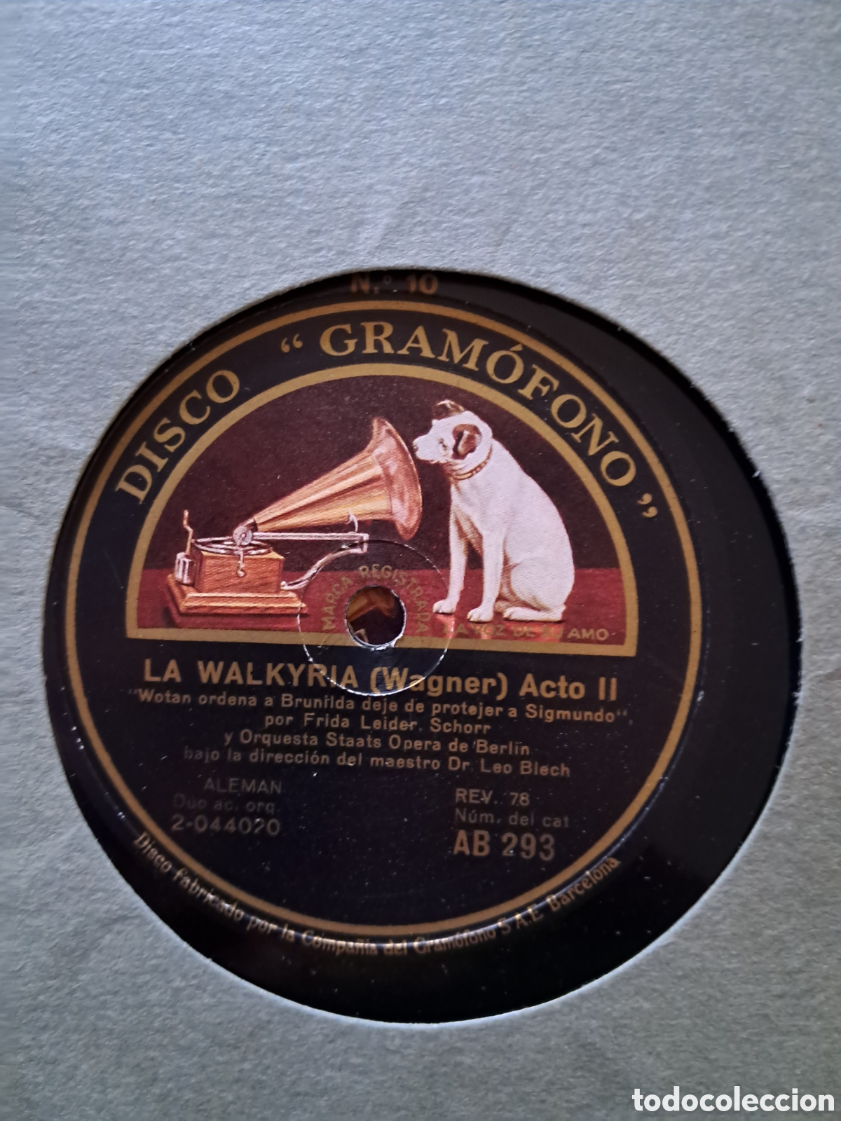 Discos de pizarra: La Walkyria Wagner.Estuche 14 discos. - Foto 10