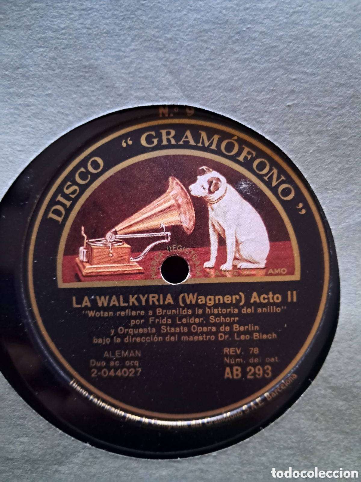 Discos de pizarra: La Walkyria Wagner.Estuche 14 discos. - Foto 11