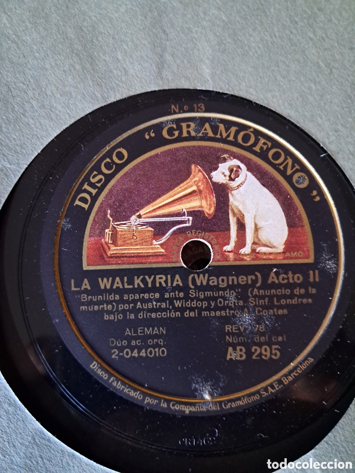 Discos de pizarra: La Walkyria Wagner.Estuche 14 discos. - Foto 15