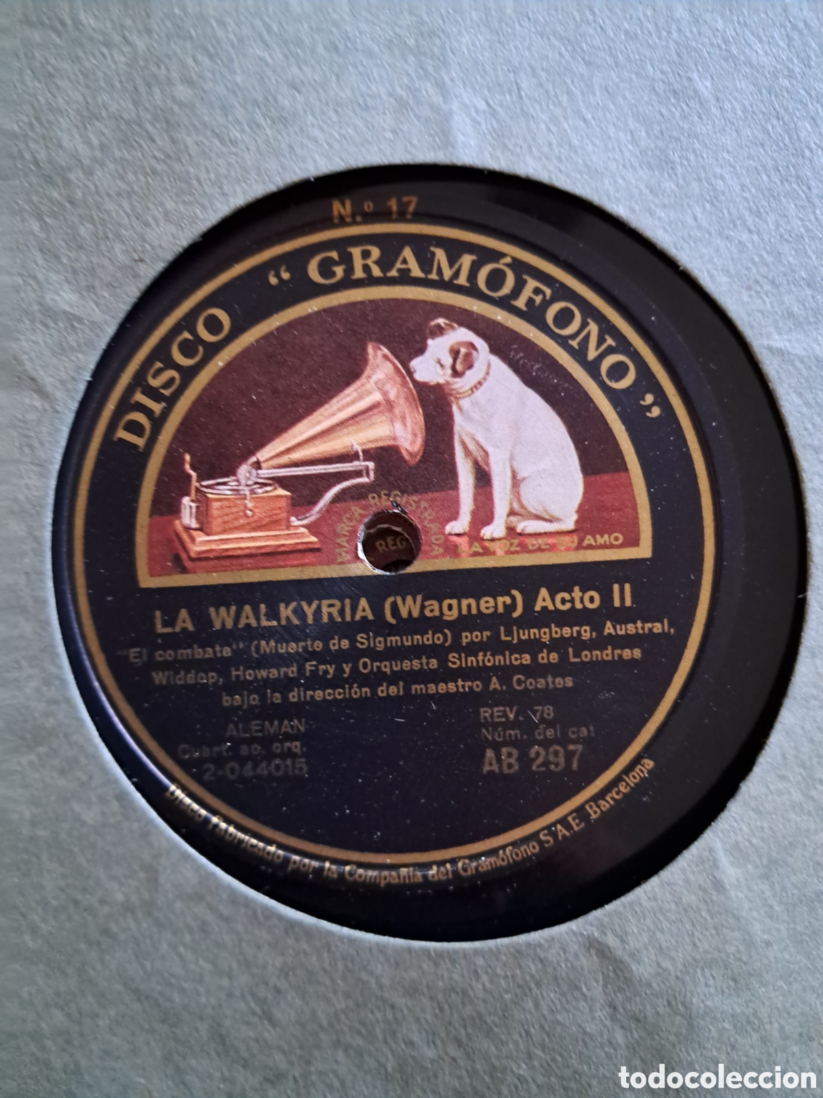 Discos de pizarra: La Walkyria Wagner.Estuche 14 discos. - Foto 16