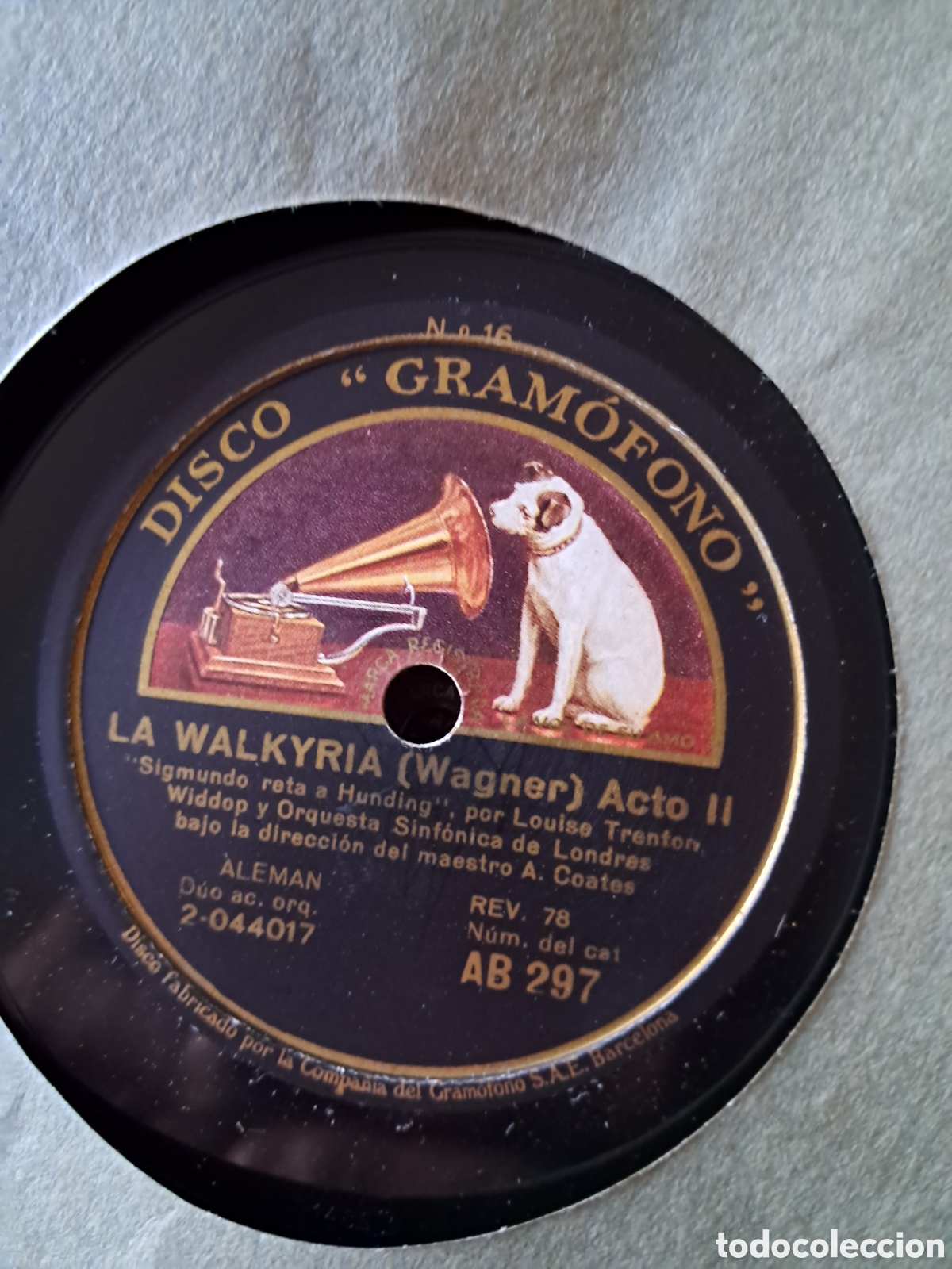 Discos de pizarra: La Walkyria Wagner.Estuche 14 discos. - Foto 17