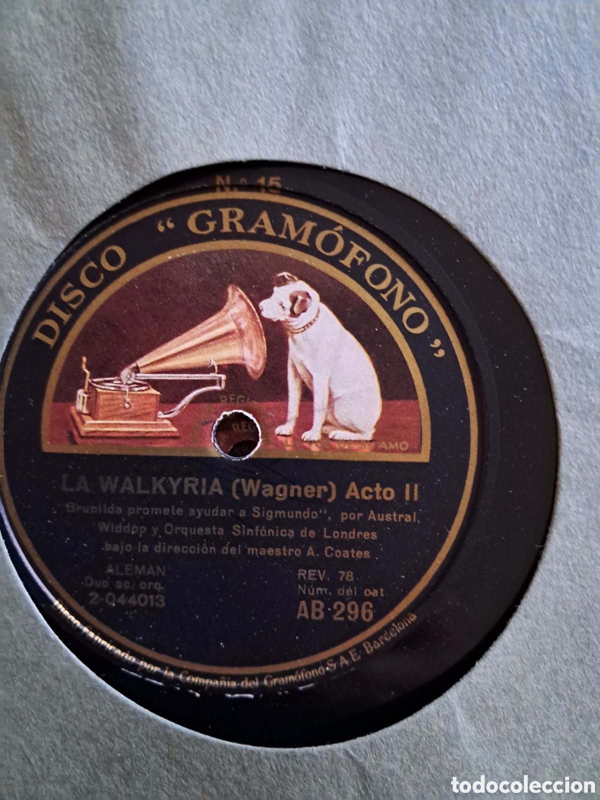 Discos de pizarra: La Walkyria Wagner.Estuche 14 discos. - Foto 18