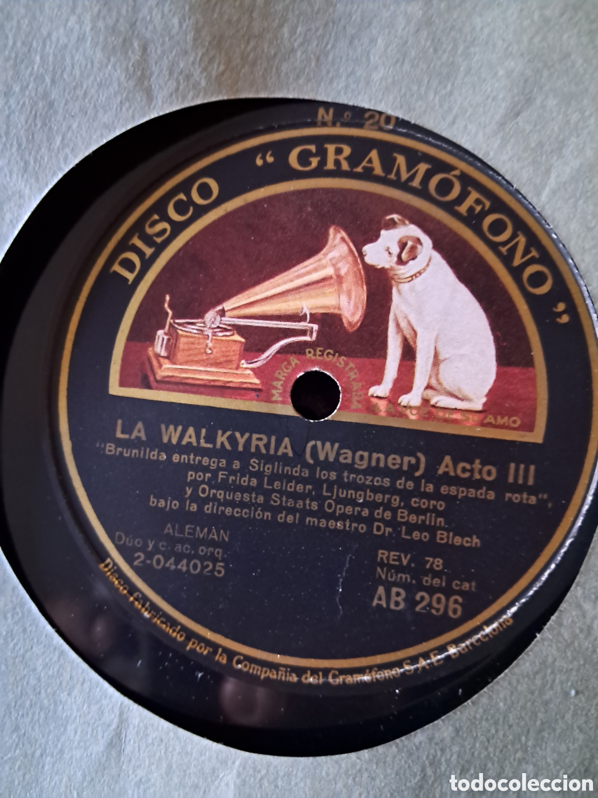 Discos de pizarra: La Walkyria Wagner.Estuche 14 discos. - Foto 19