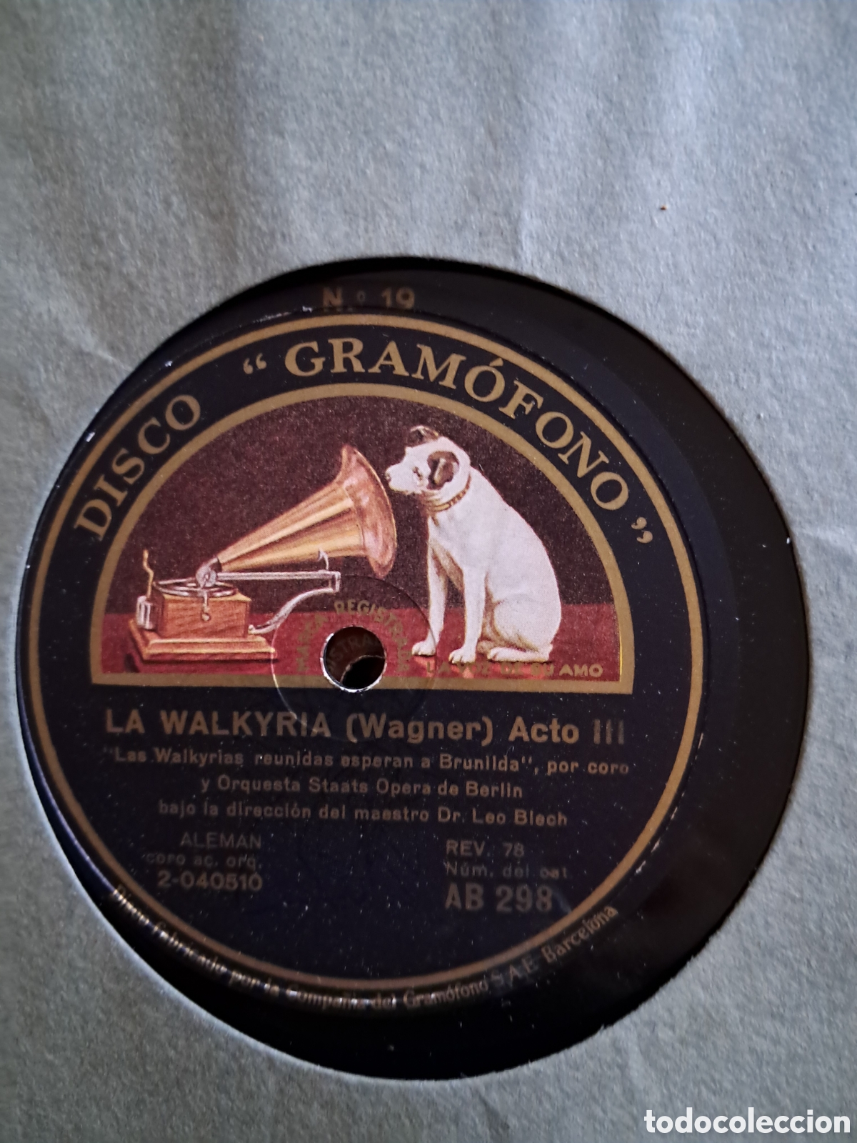 Discos de pizarra: La Walkyria Wagner.Estuche 14 discos. - Foto 20