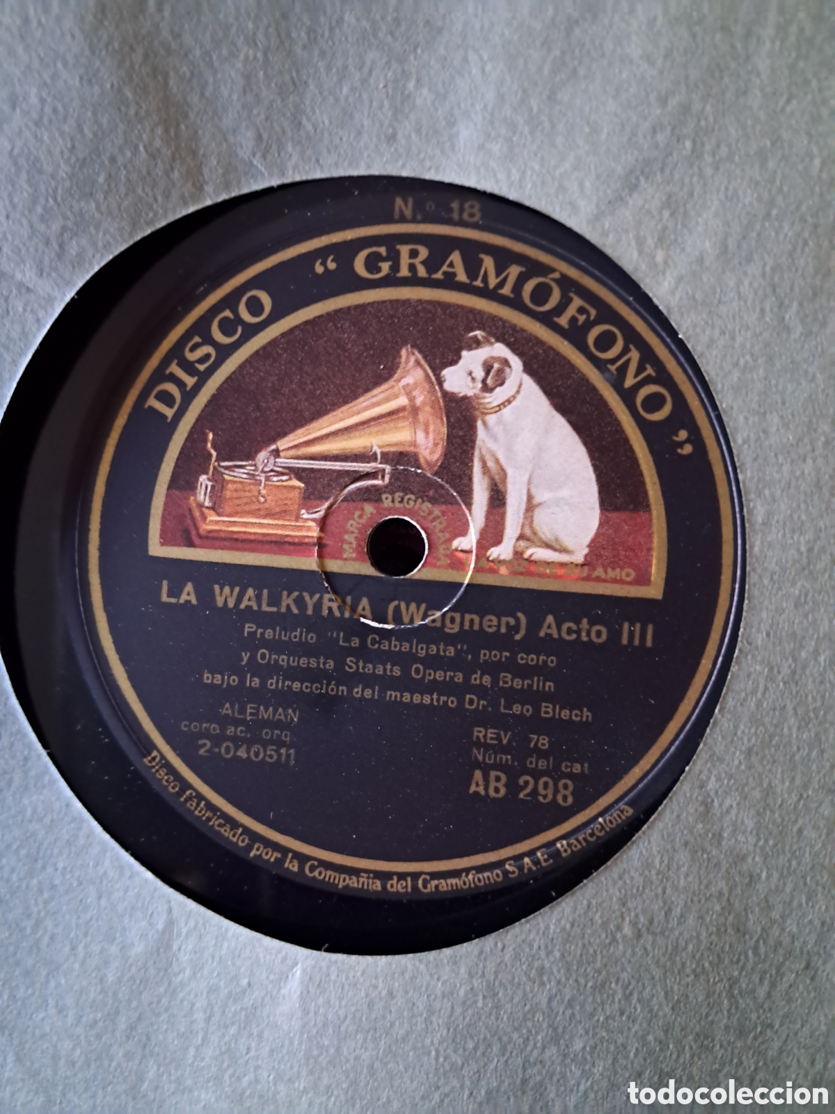 Discos de pizarra: La Walkyria Wagner.Estuche 14 discos. - Foto 21
