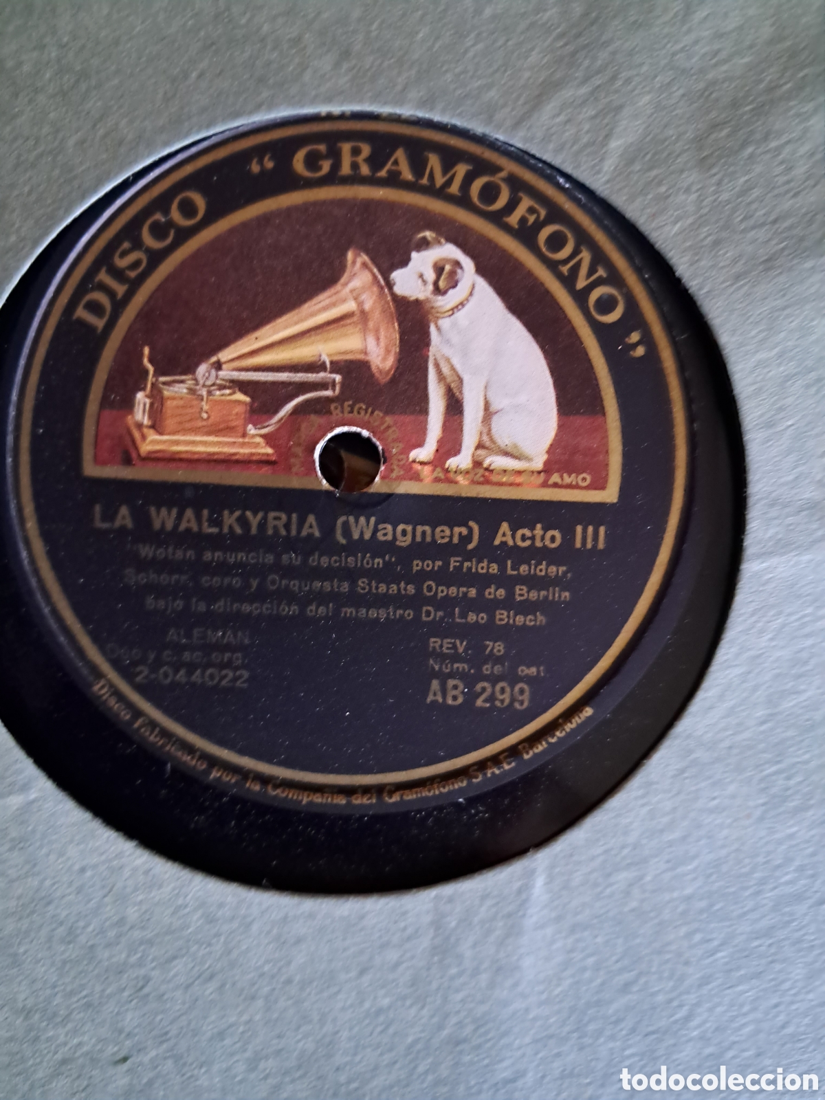 Discos de pizarra: La Walkyria Wagner.Estuche 14 discos. - Foto 22