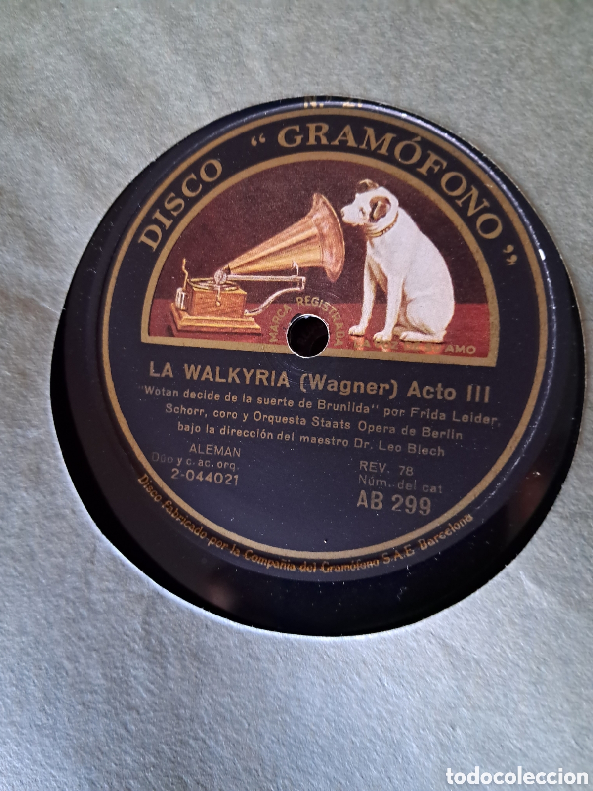 Discos de pizarra: La Walkyria Wagner.Estuche 14 discos. - Foto 23