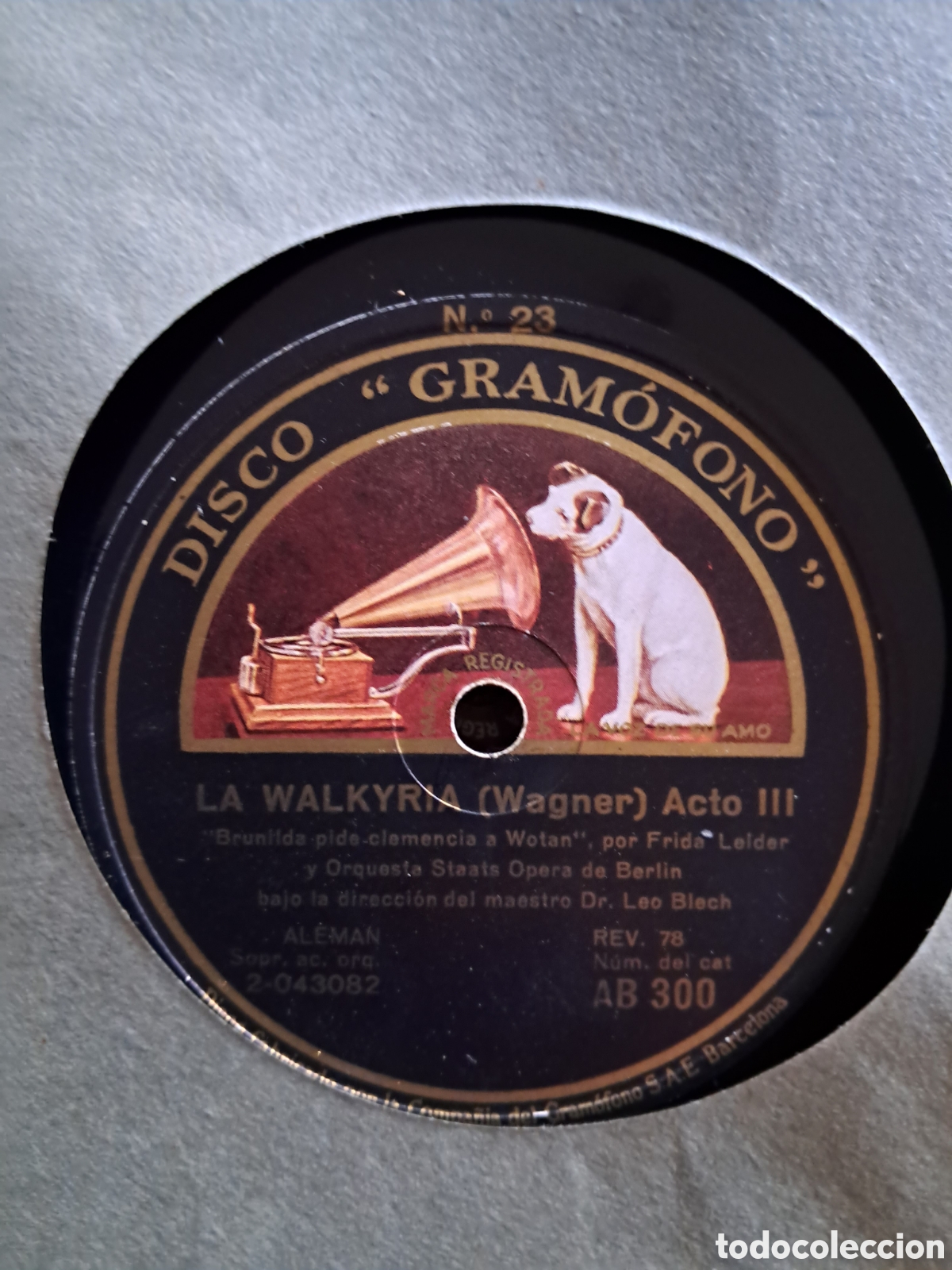 Discos de pizarra: La Walkyria Wagner.Estuche 14 discos. - Foto 25