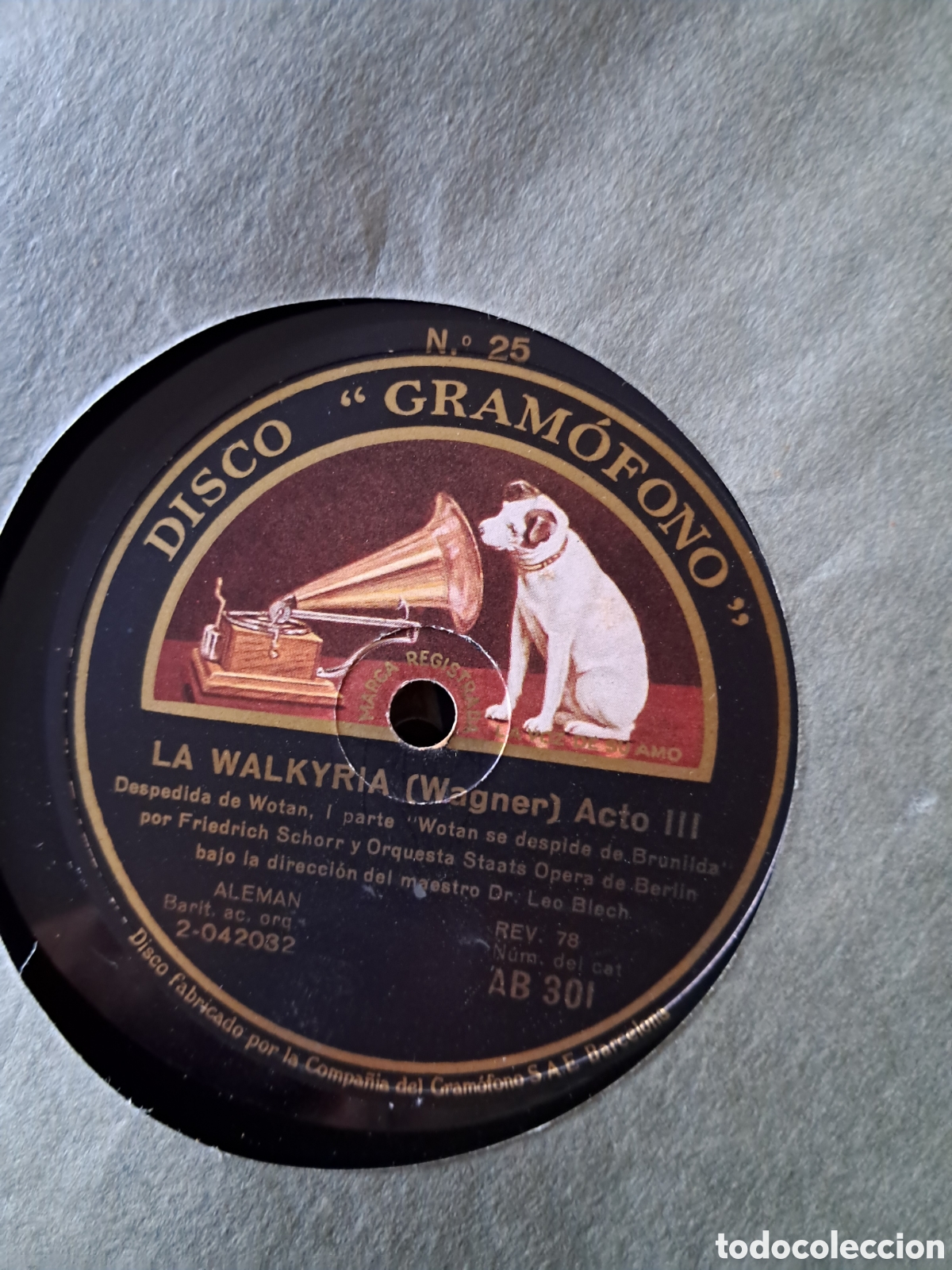 Discos de pizarra: La Walkyria Wagner.Estuche 14 discos. - Foto 27