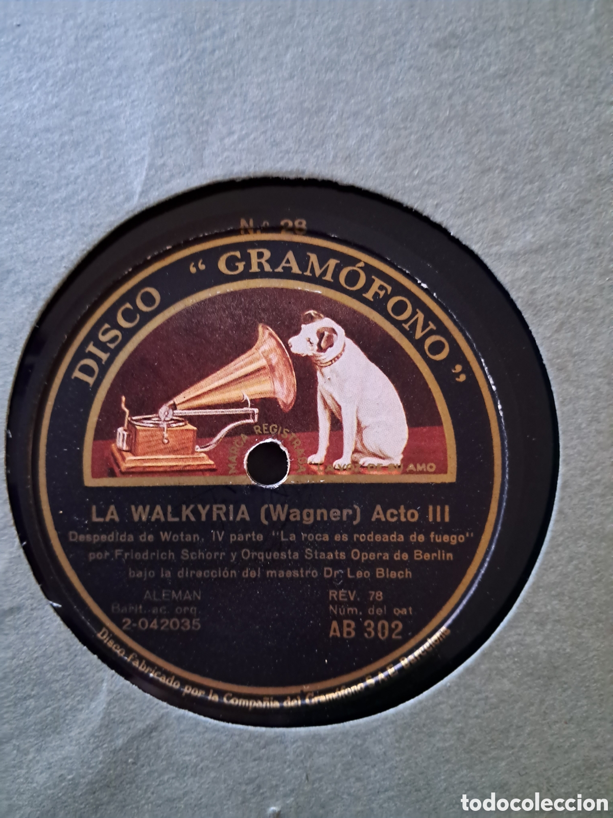 Discos de pizarra: La Walkyria Wagner.Estuche 14 discos. - Foto 28