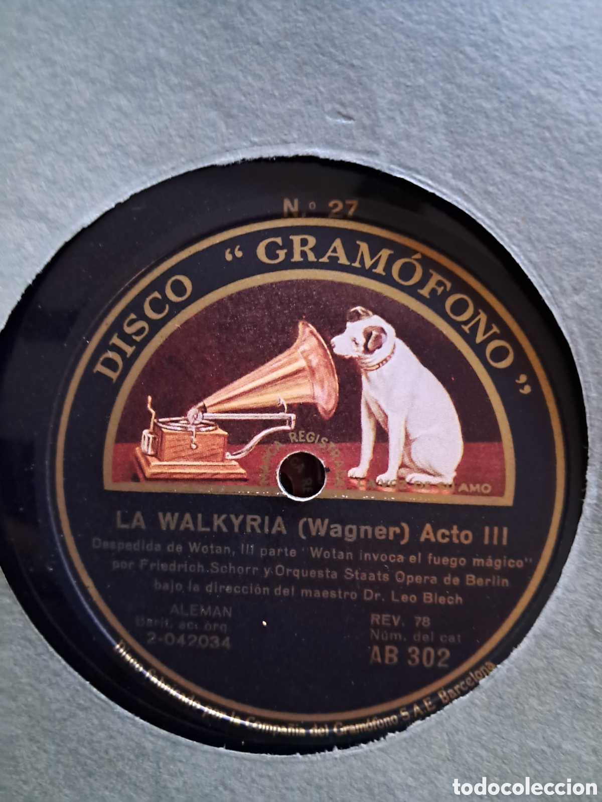 Discos de pizarra: La Walkyria Wagner.Estuche 14 discos. - Foto 29