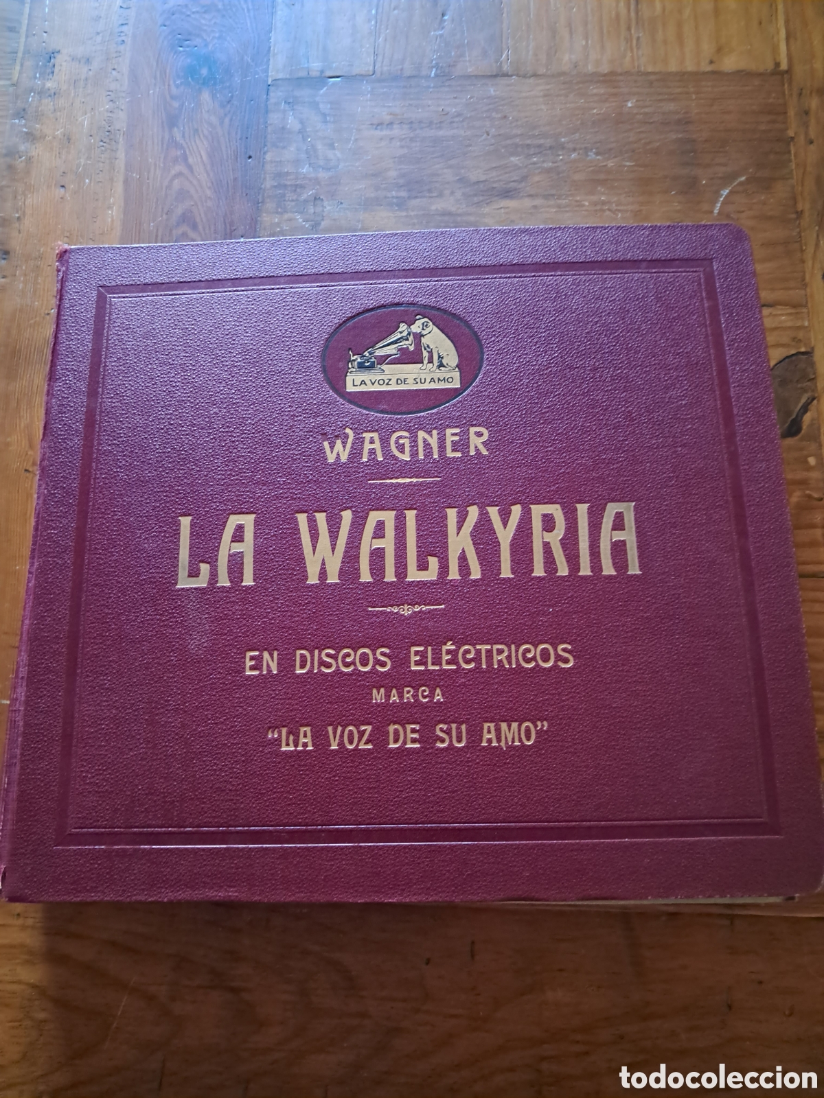 Discos de pizarra: La Walkyria Wagner.Estuche 14 discos. - Foto 1