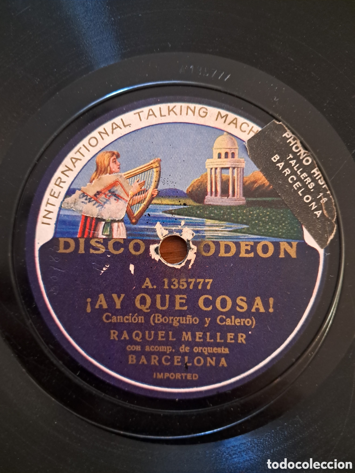 Discos de pizarra: Raquel Meller &rdquo;ay que cosa/pastorela&rdquo; - Foto 3