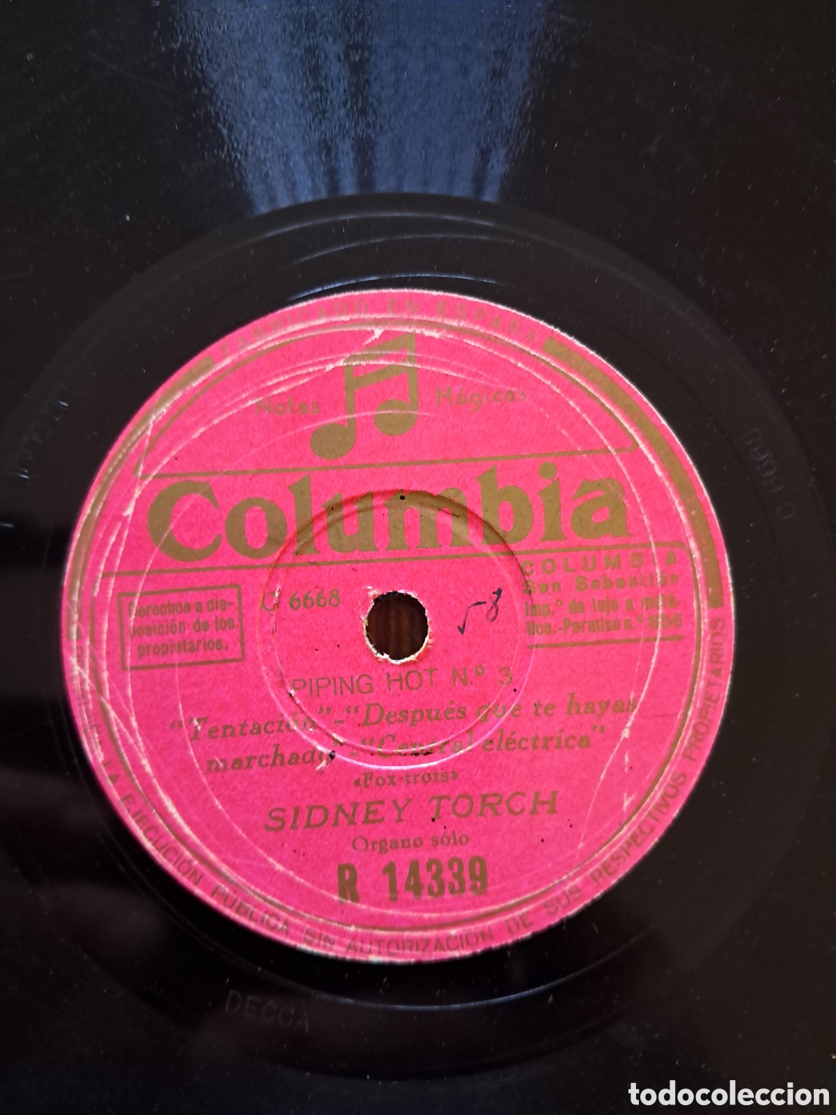 Discos de pizarra: Sidney Torch 2 discos - Foto 3