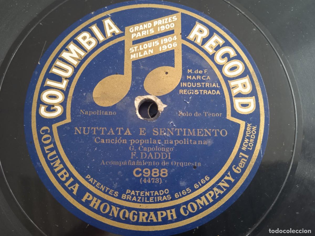 Discos de pizarra: Daddi y De Matienzo. Canci&oacute;n napolitana - Foto 1