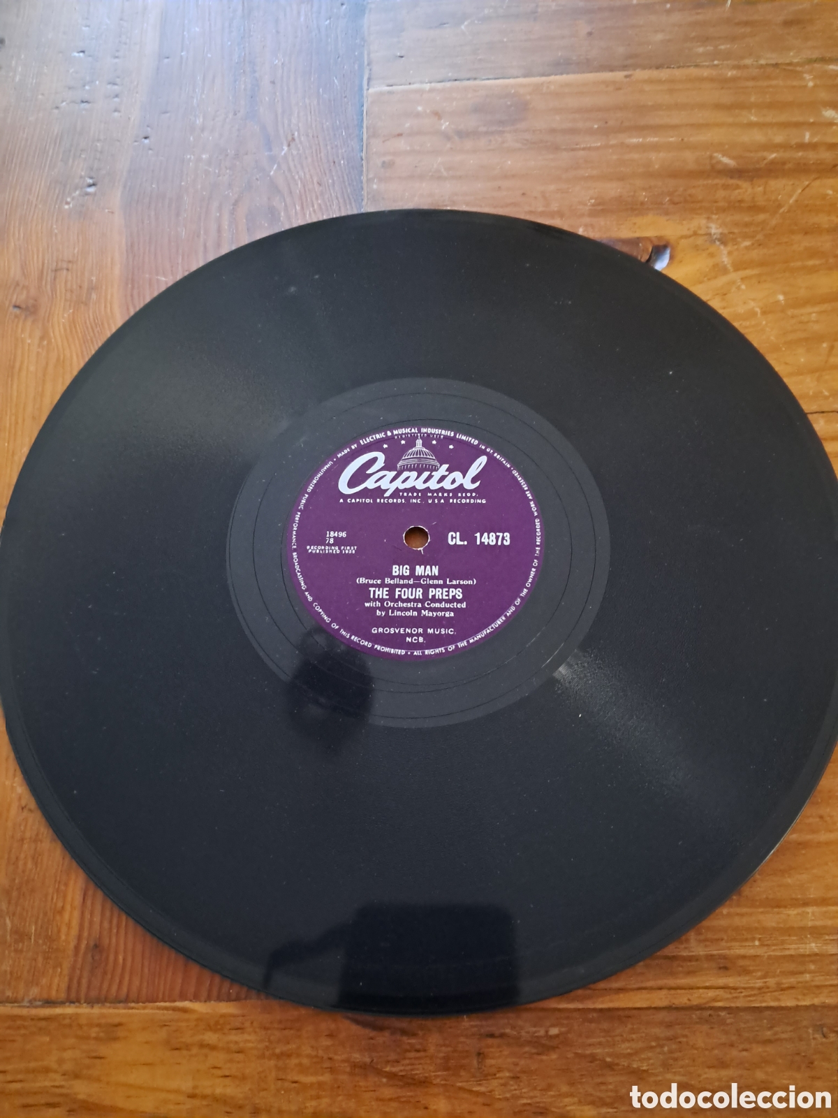 Discos de pizarra: Four preps &rdquo;stop,baby/big man&rdquo; - Foto 2