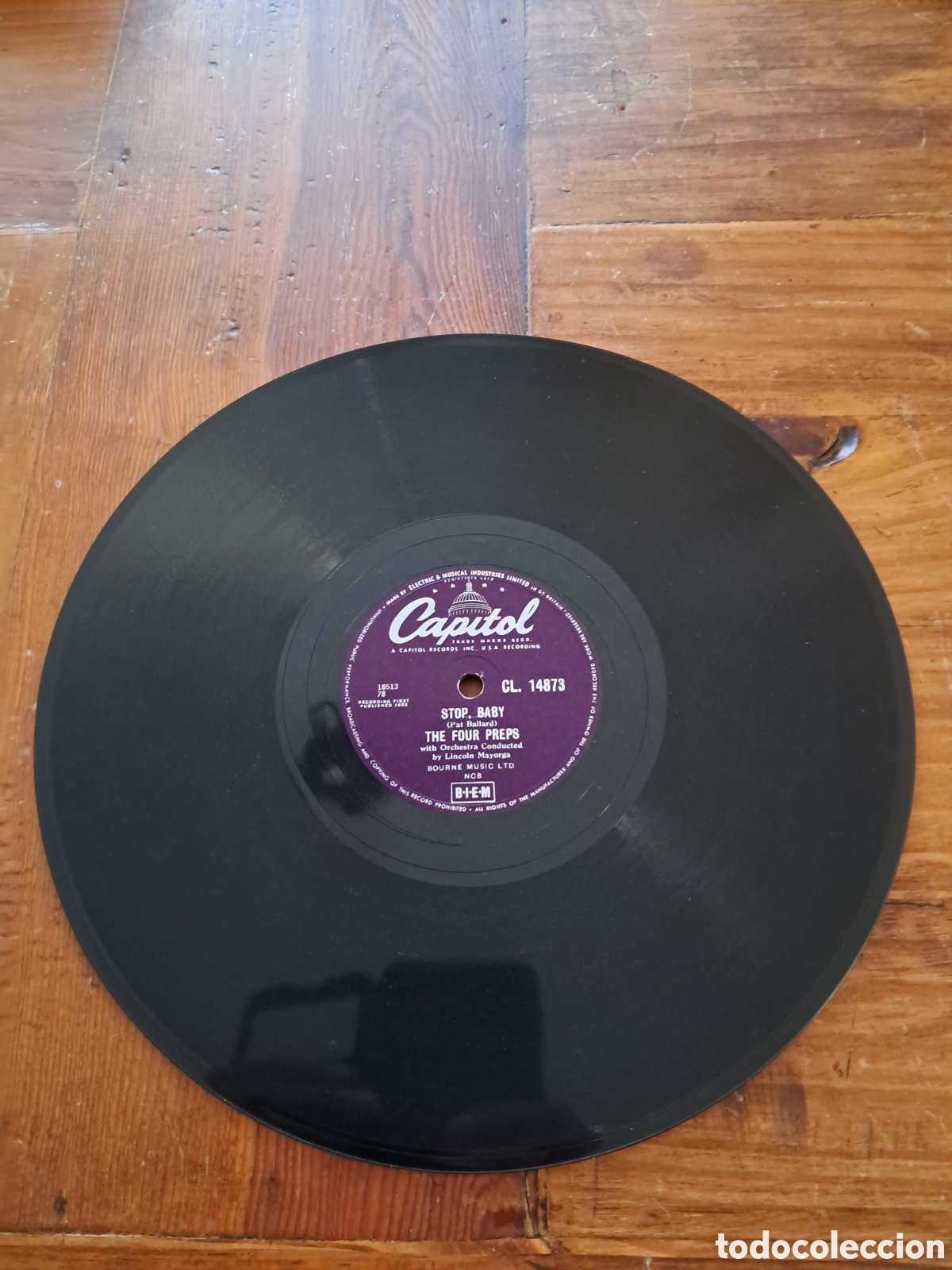 Discos de pizarra: Four preps &rdquo;stop,baby/big man&rdquo; - Foto 4