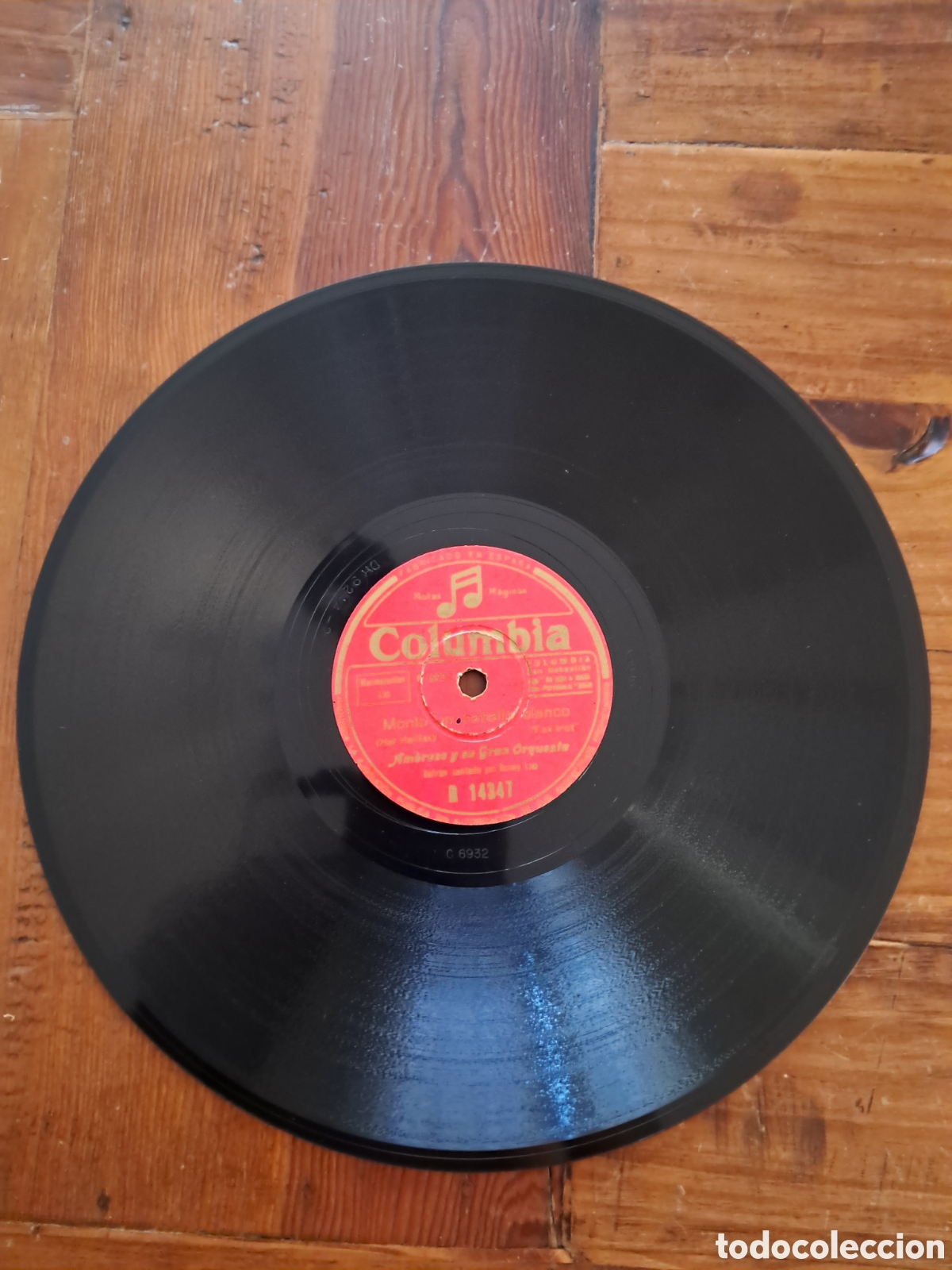 Discos de pizarra: Ambrose y su Orquesta, lote 3 discos pizarra - Foto 2