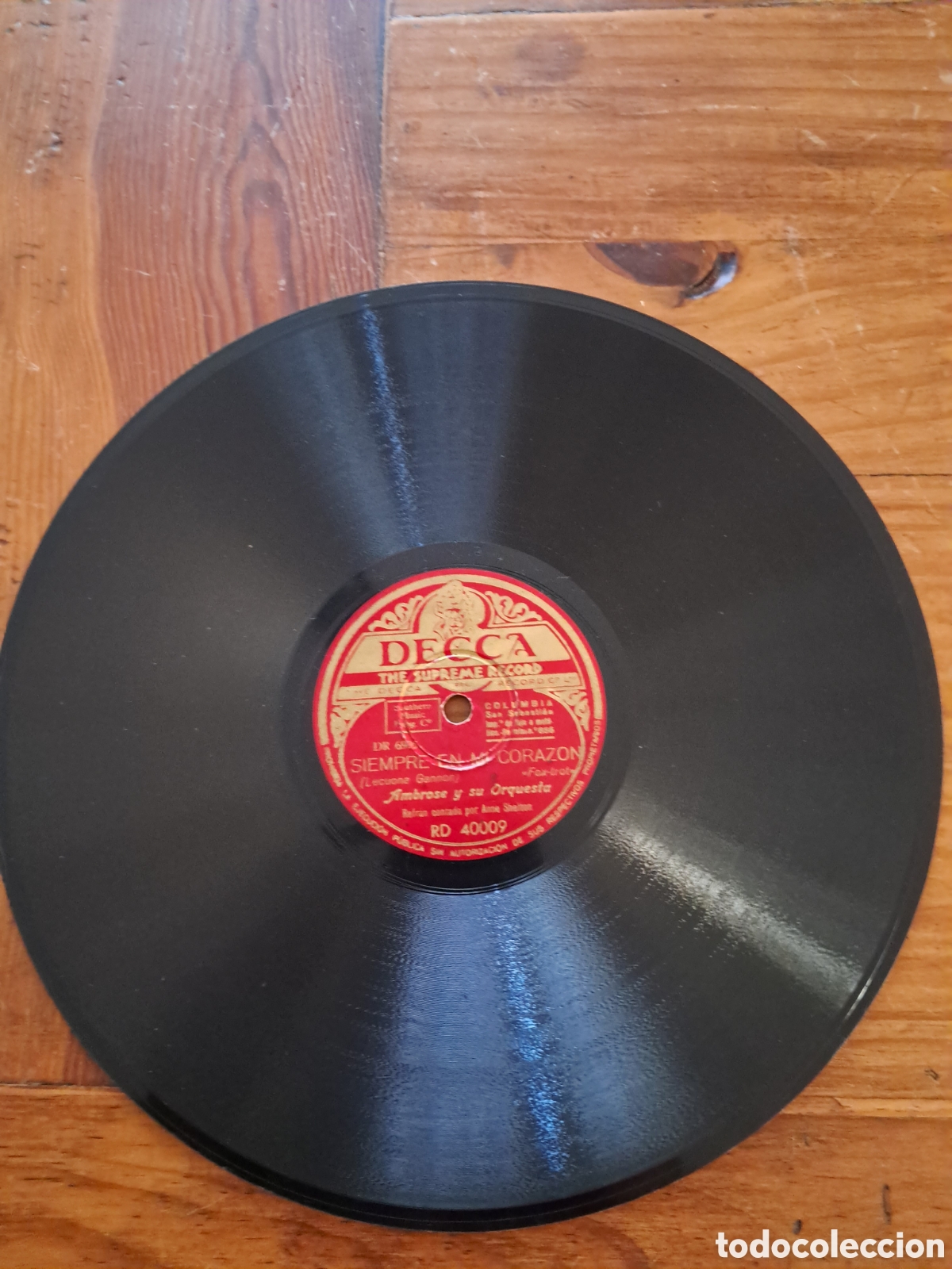 Discos de pizarra: Ambrose y su Orquesta, lote 3 discos pizarra - Foto 6