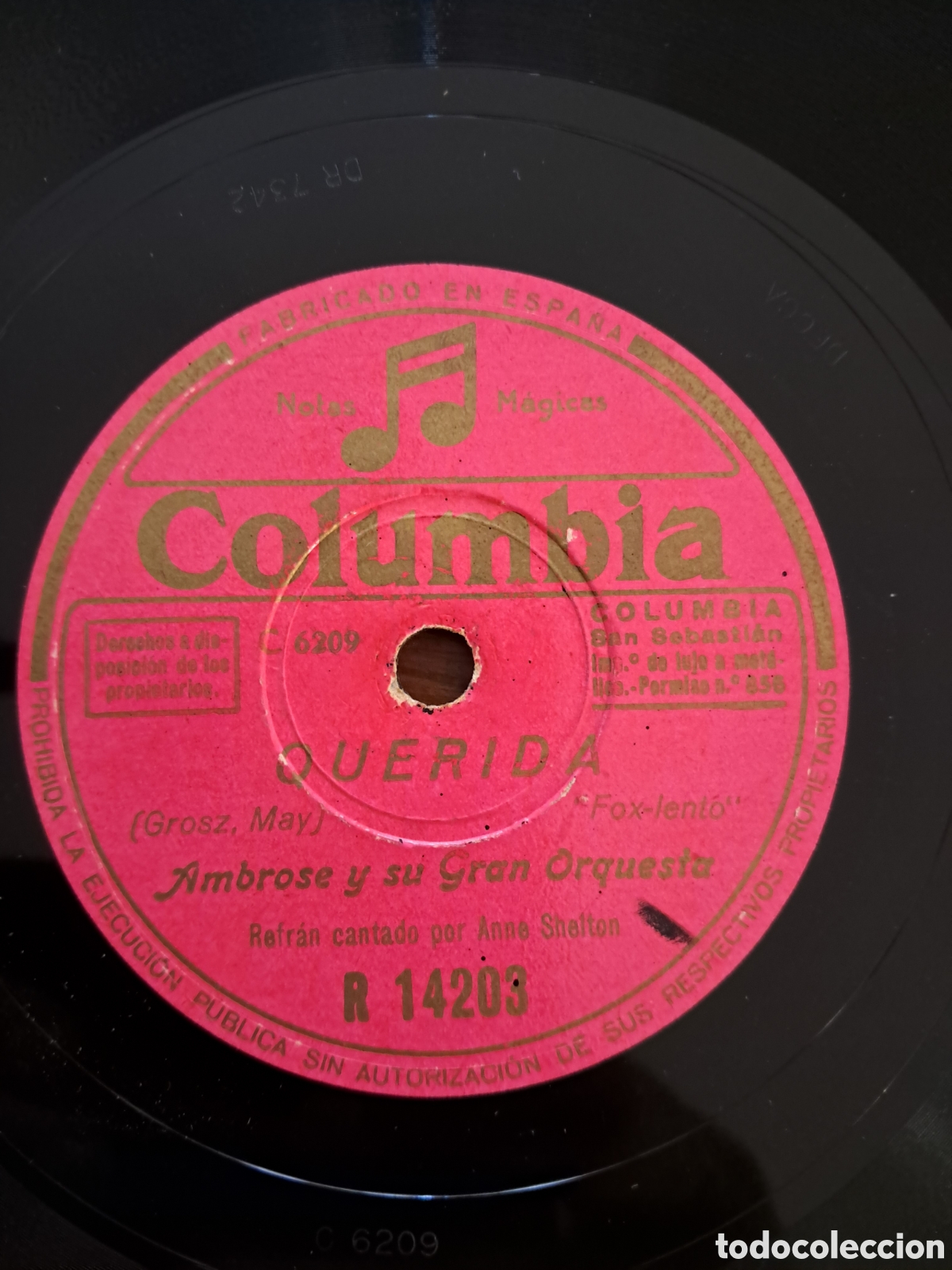 Discos de pizarra: Ambrose y su Orquesta, lote 3 discos pizarra - Foto 11