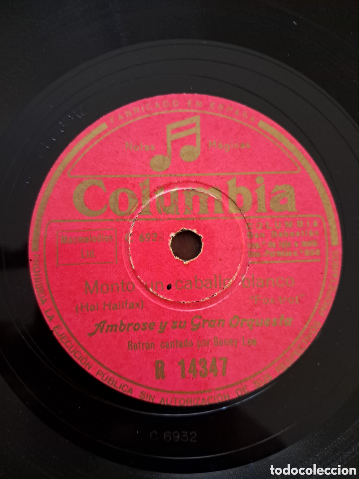 Discos de pizarra: Ambrose y su Orquesta, lote 3 discos pizarra - Foto 1
