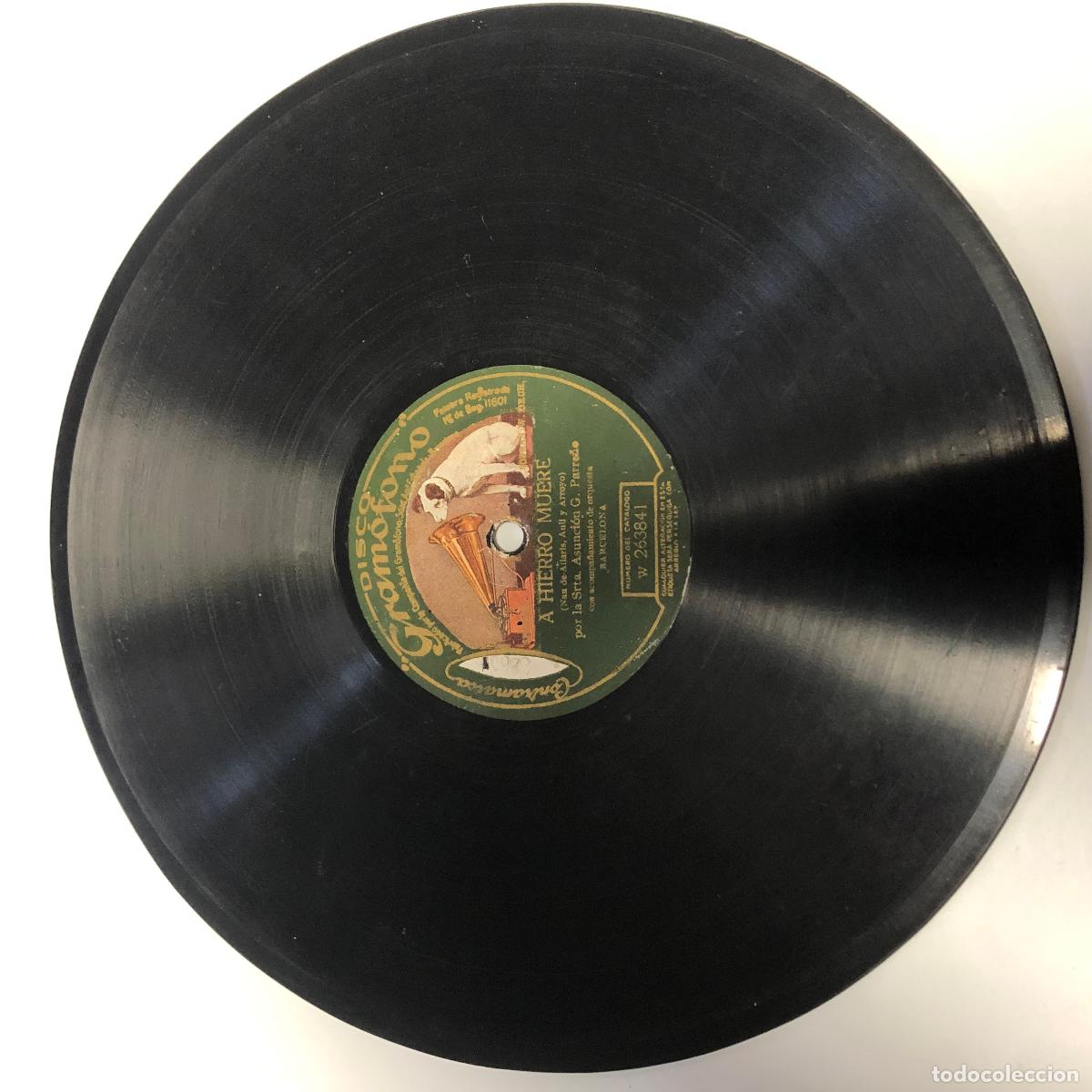 Discos de pizarra: A hierro muere / La ni&ntilde;a moderna - Foto 2