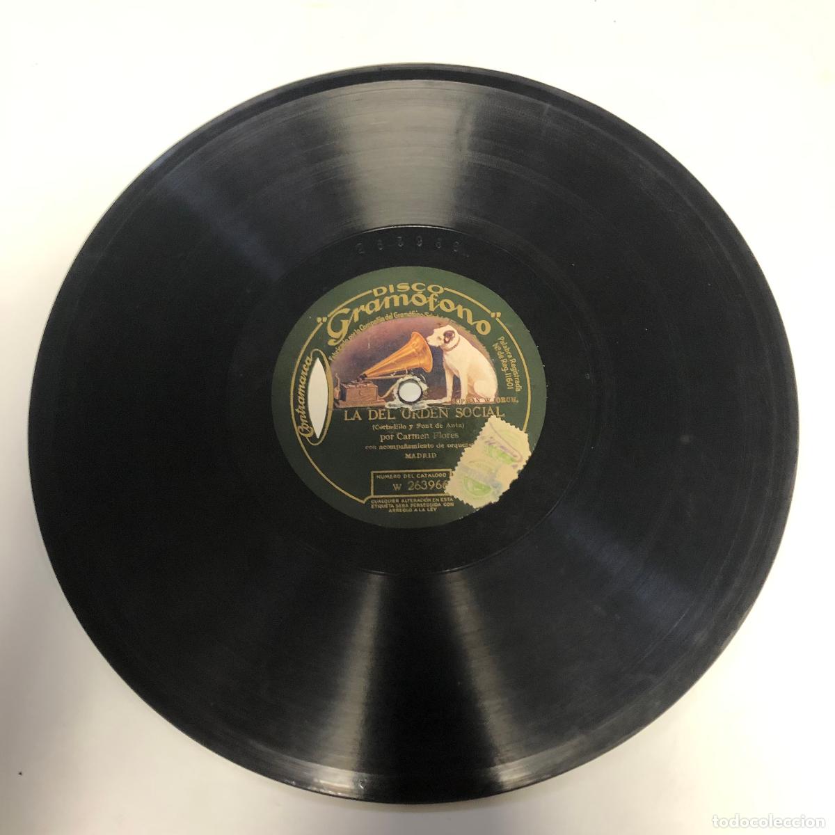 Discos de pizarra: La del Orden Social / A la Tienta - Foto 2
