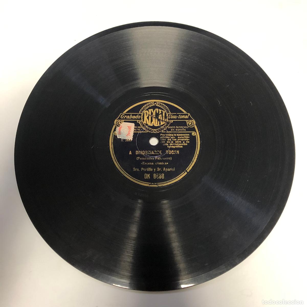 Discos de pizarra: A Divorciarse tocan / El Estatuto de la calle del Tribulete - Foto 2