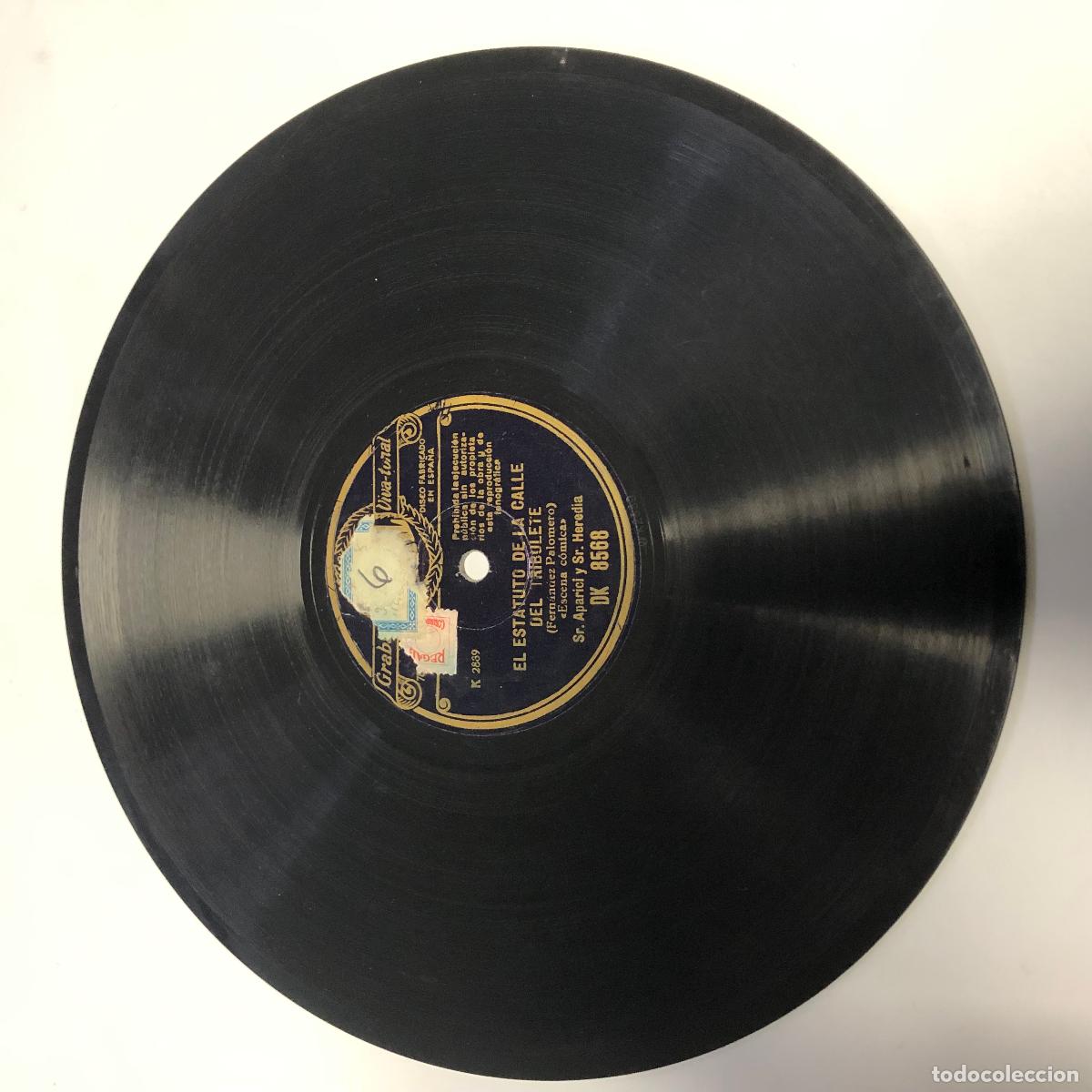 Discos de pizarra: A Divorciarse tocan / El Estatuto de la calle del Tribulete - Foto 1