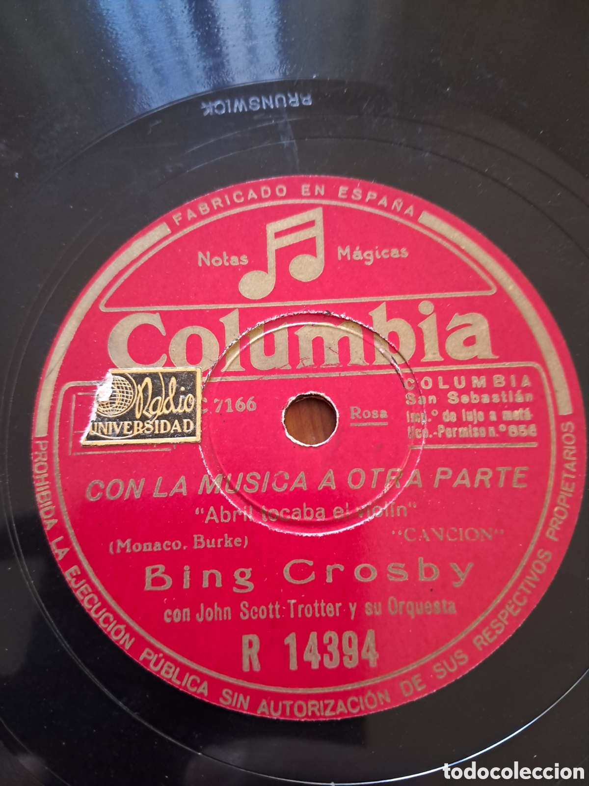Discos de pizarra: Bing Crosby - Foto 3