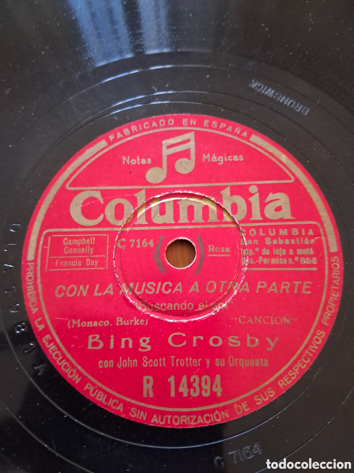 Discos de pizarra: Bing Crosby - Foto 1
