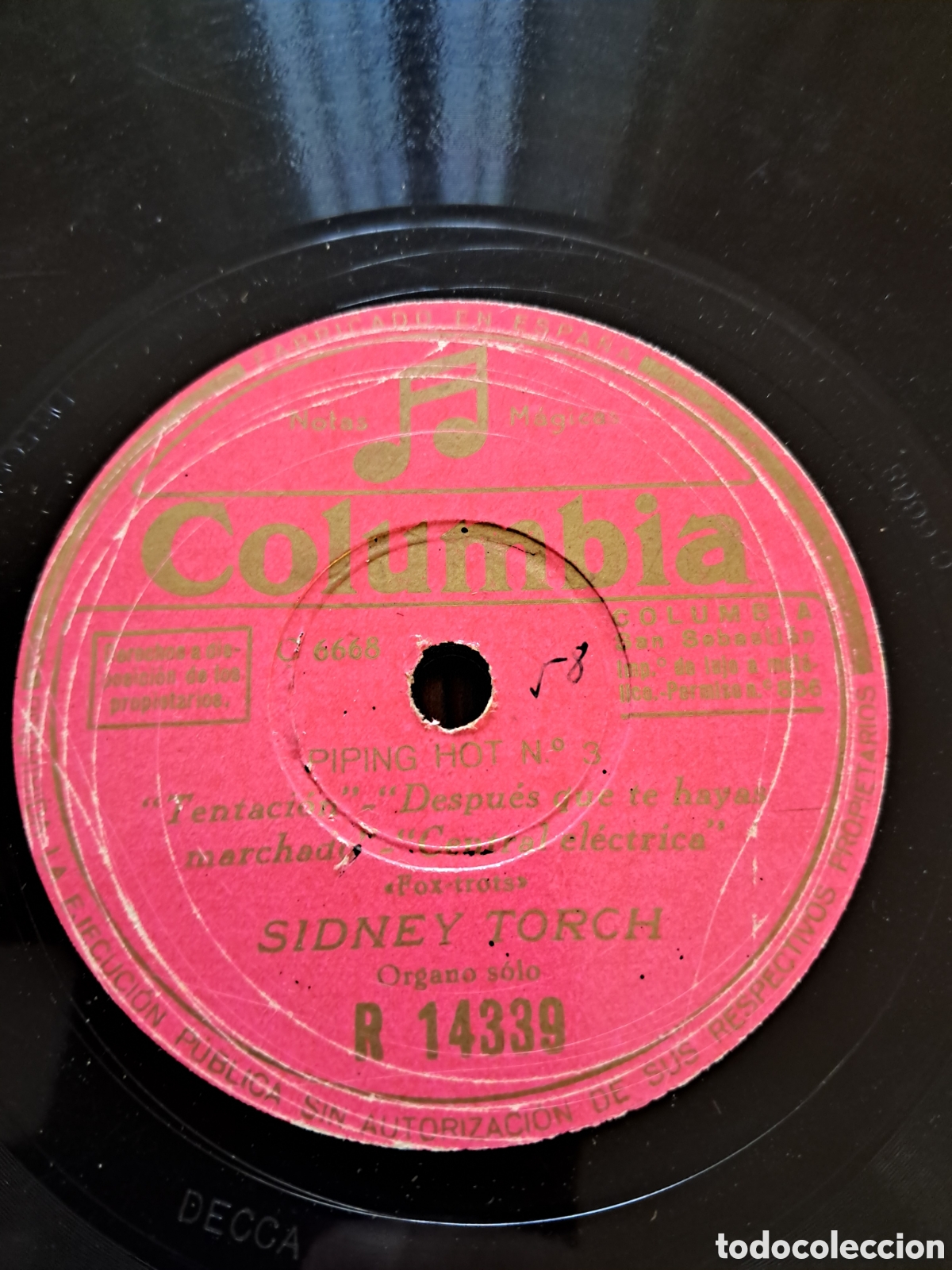 Discos de pizarra: Sidney Torch 2 discos - Foto 5