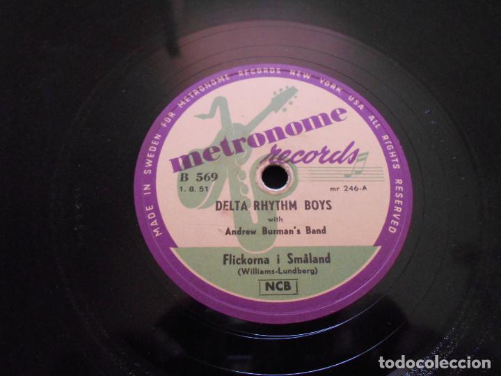 Discos de pizarra: DELTA RHYTHM BOYS WITH ANDREW BURMASS BAND - Foto 2