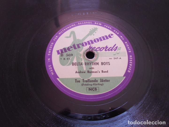 Discos de pizarra: DELTA RHYTHM BOYS WITH ANDREW BURMASS BAND - Foto 1