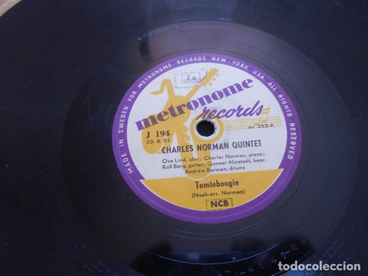 Discos de pizarra: CHARLES NORMAN QUINTET // TOMTEBOOGIE - Foto 2